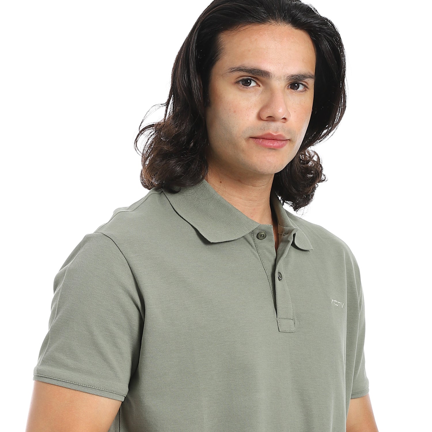 ACTIV MEN'S POLO SHIRT - D.OLIVE