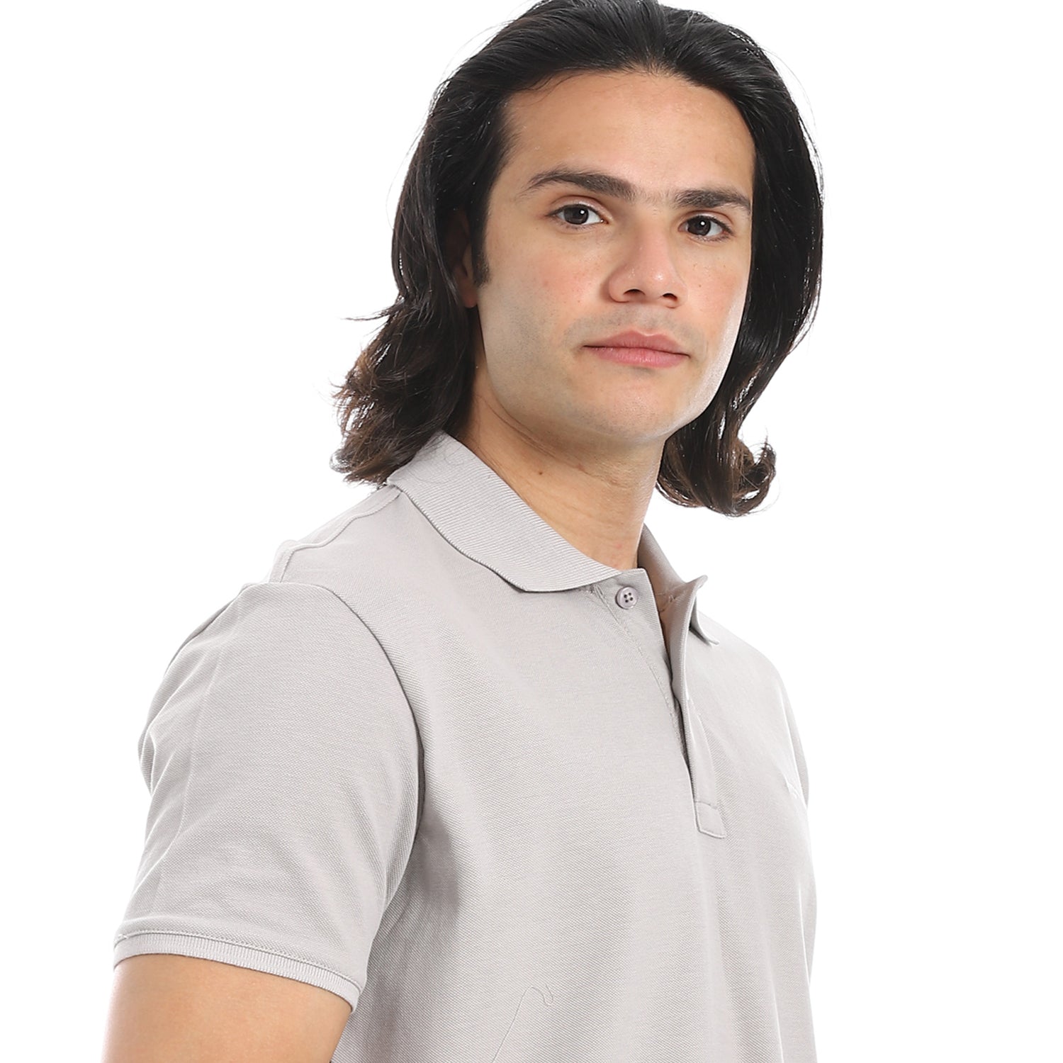 ACTIV MEN'S POLO SHIRT - SILVER