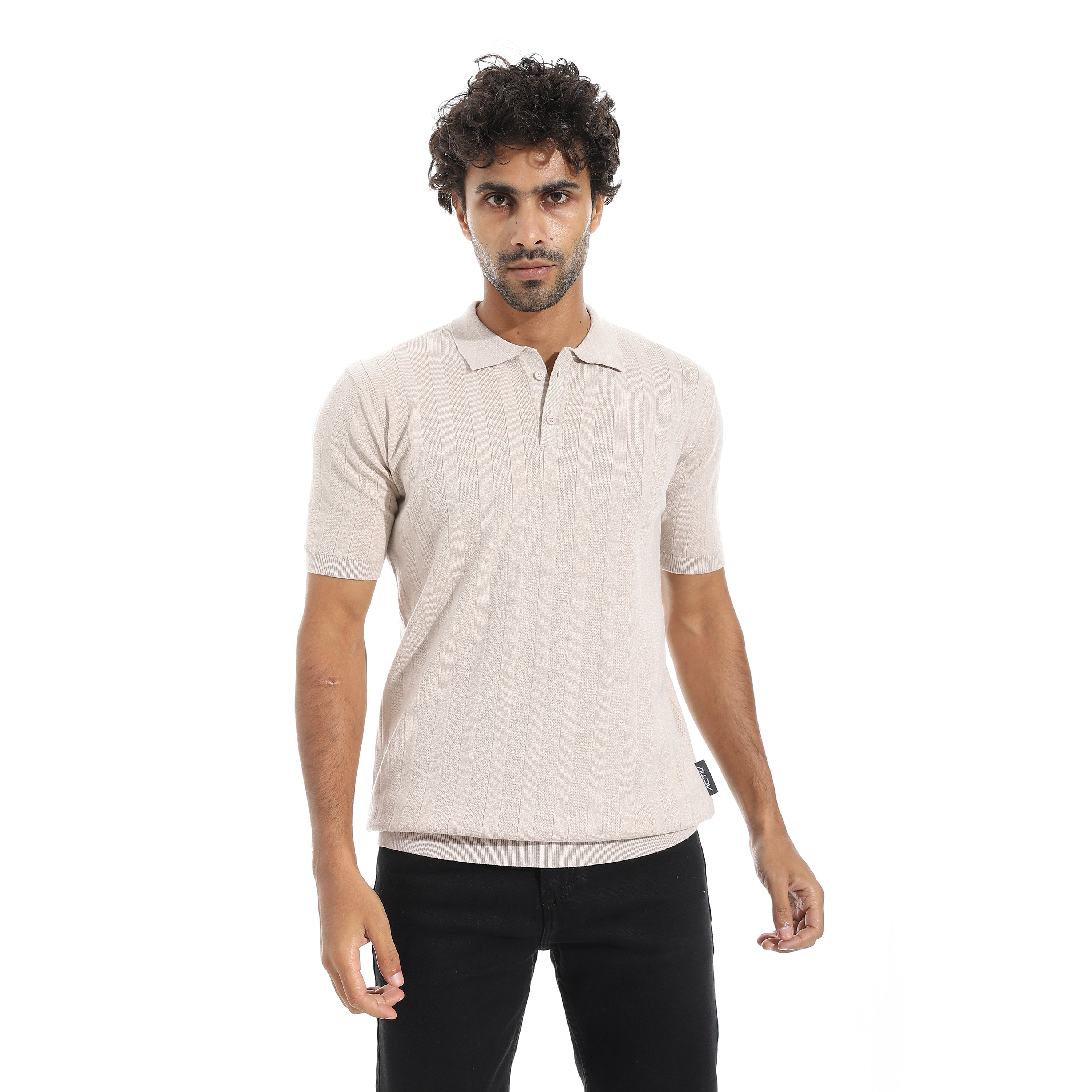 ACTIV MEN'S POLO SHIRT - BEIGE