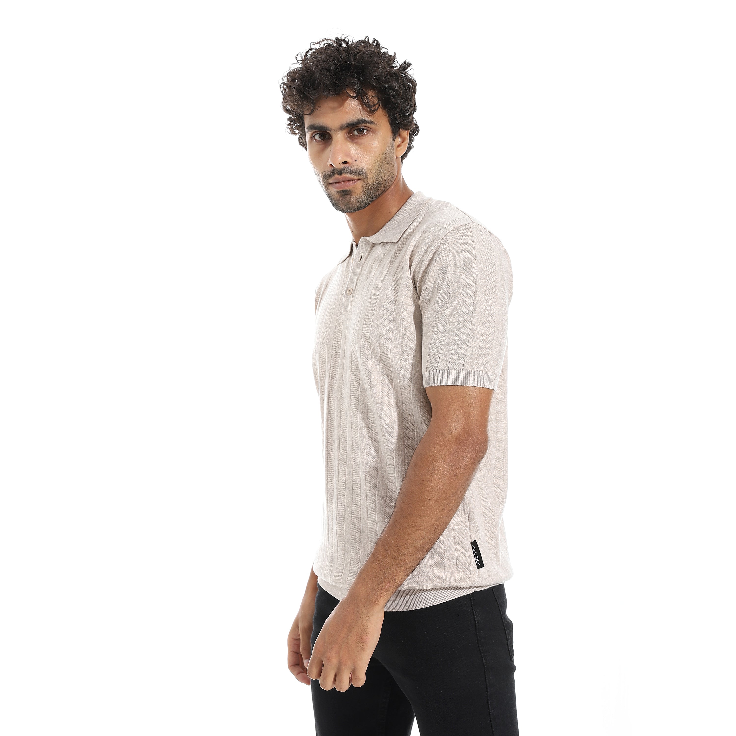 ACTIV MEN'S POLO SHIRT - BEIGE
