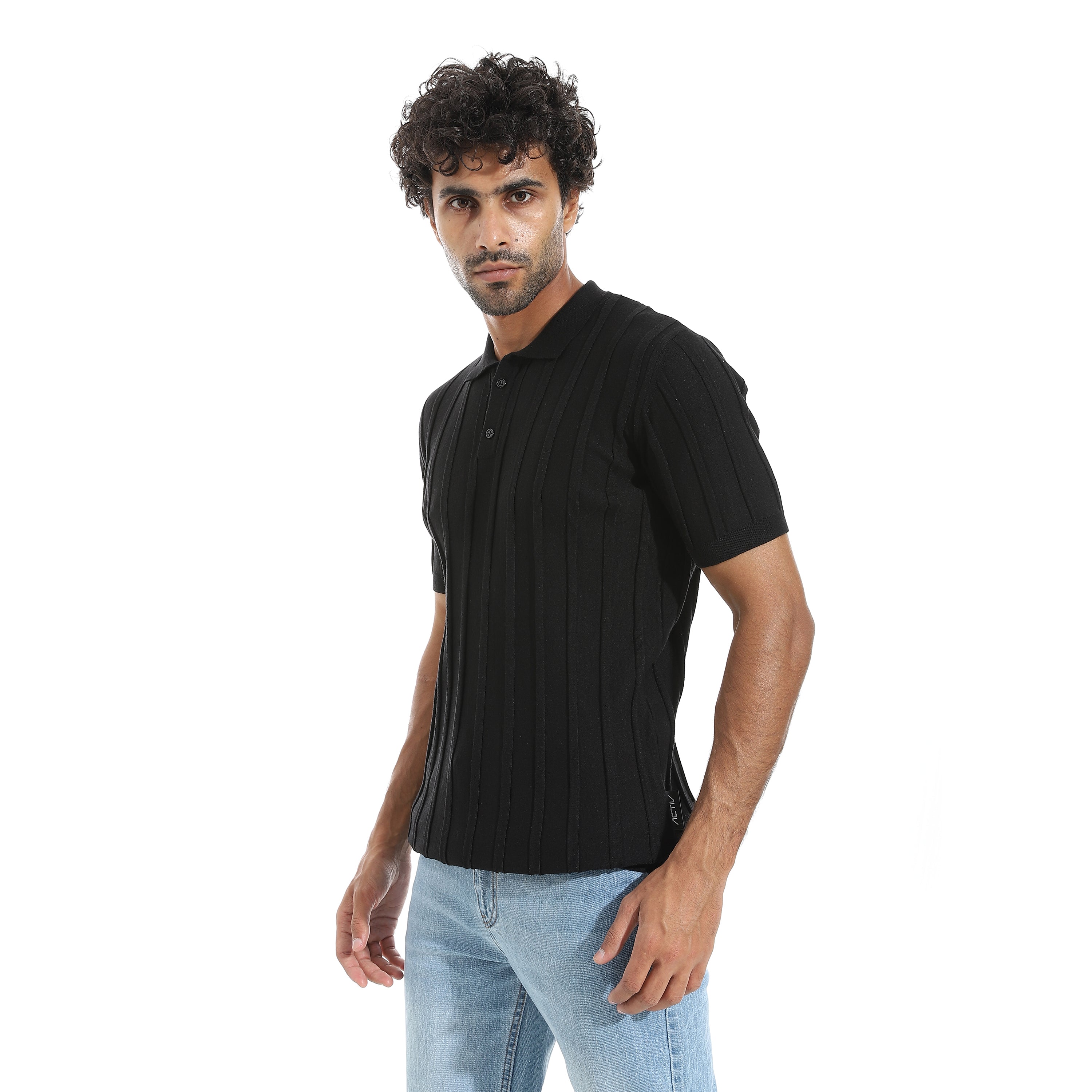 ACTIV MEN'S POLO SHIRT - BLACK