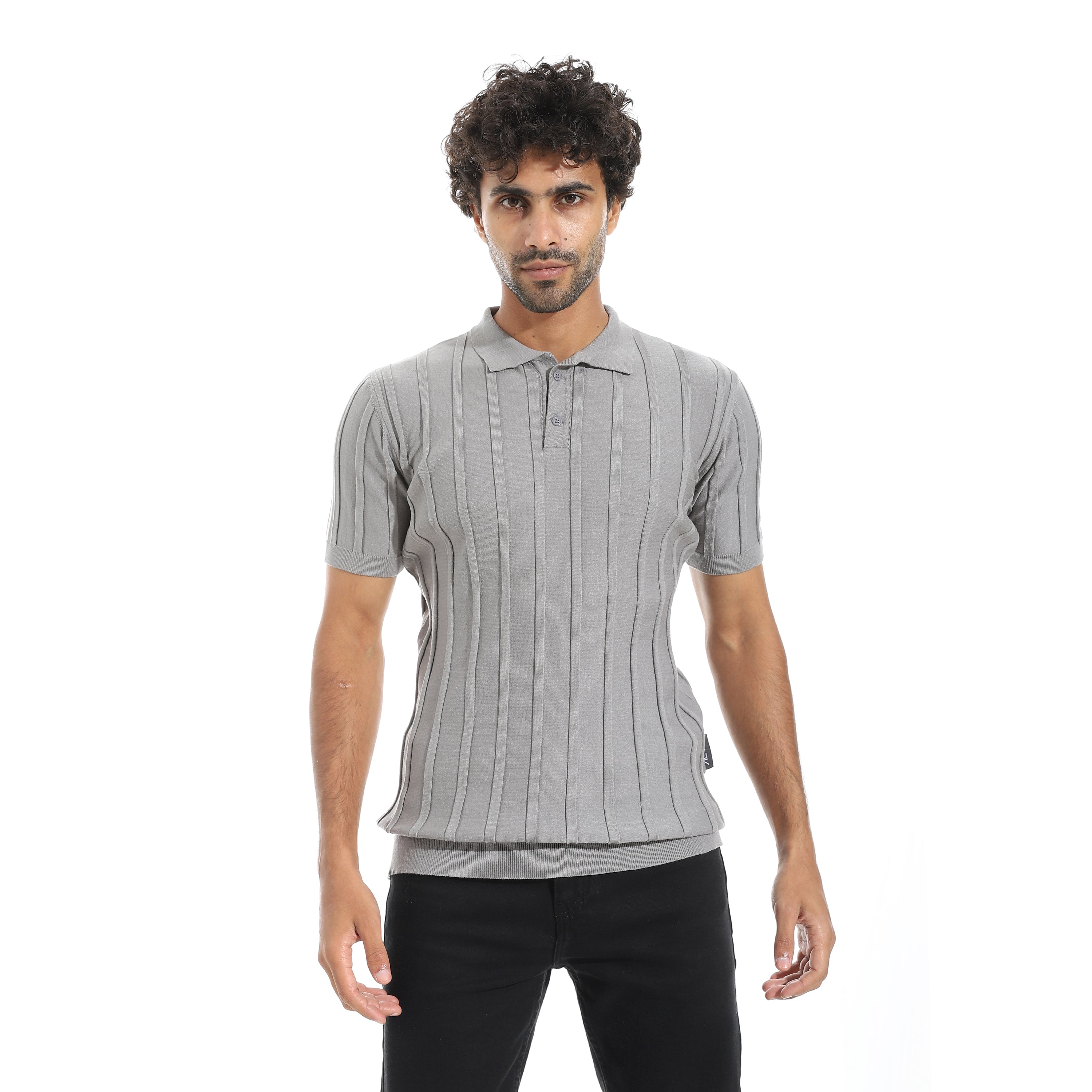 ACTIV MEN'S POLO SHIRT - GRAY