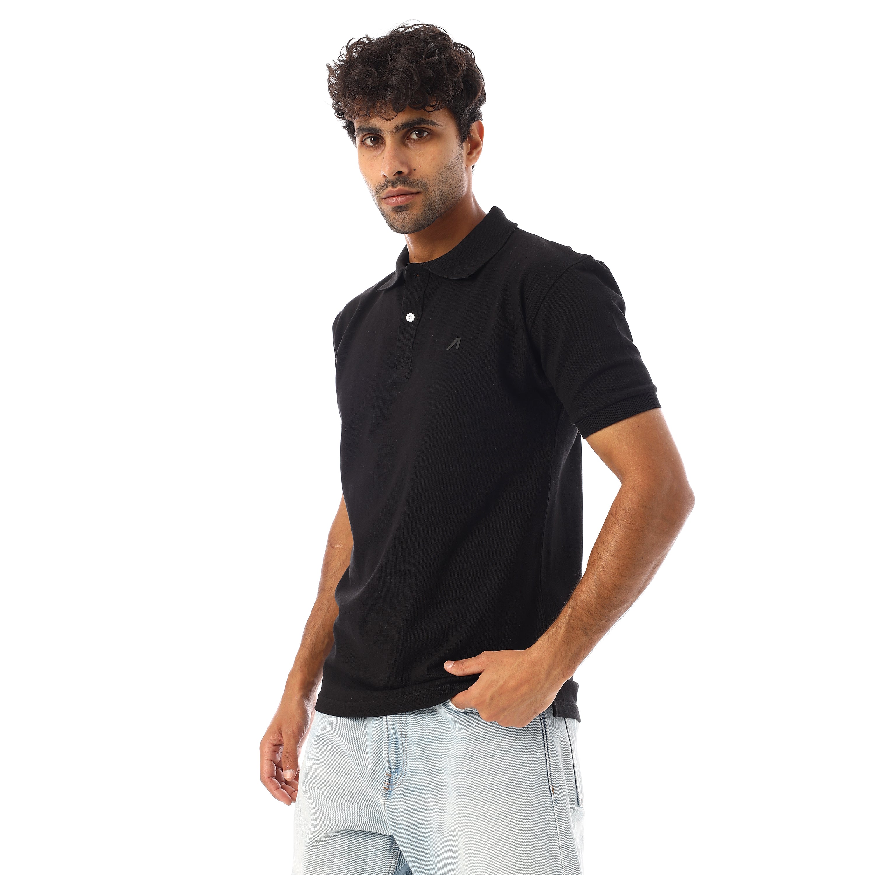 ACTIV MEN'S POLO SHIRT - BLACK