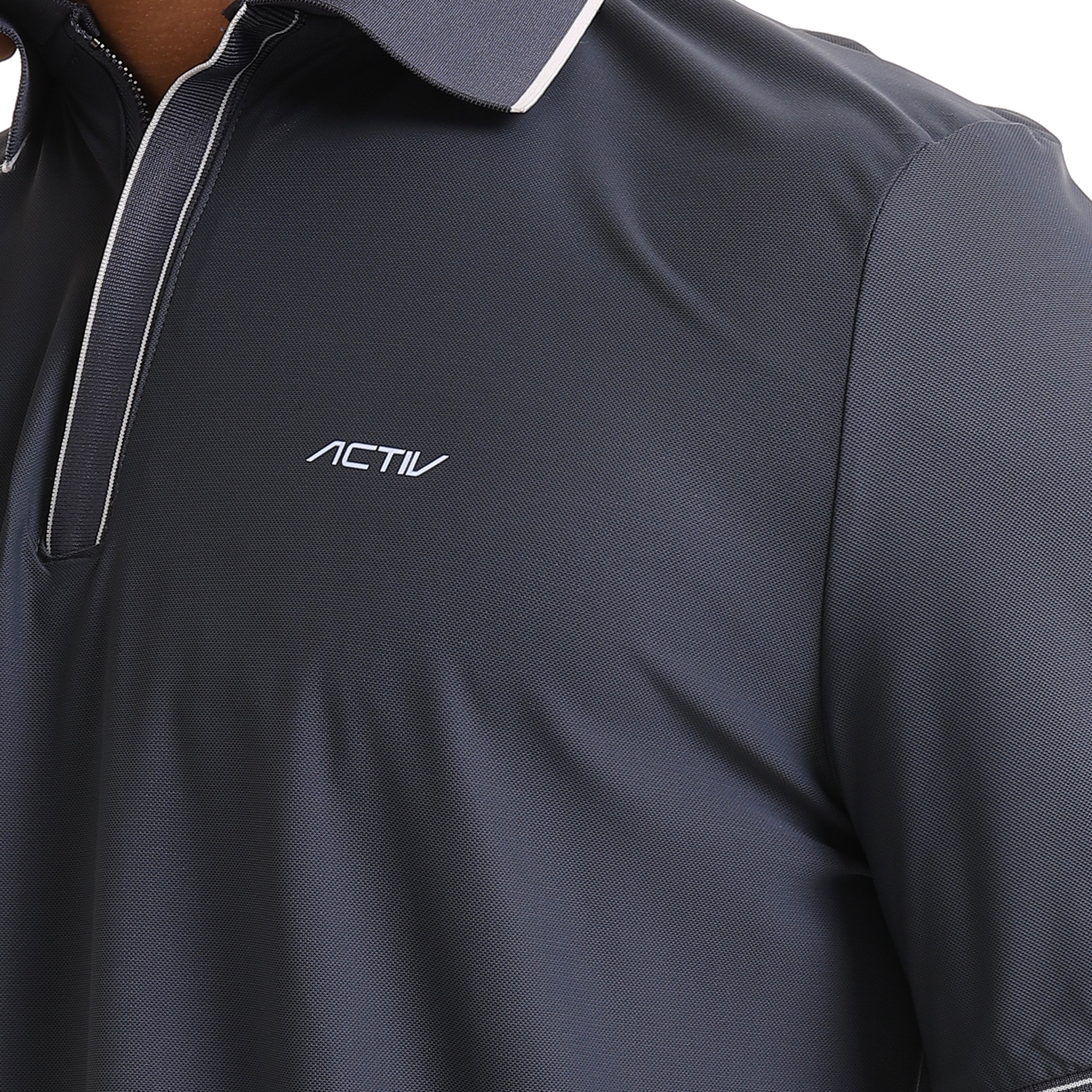 ACTIV MEN'S POLO-SHIRT - D.GREY