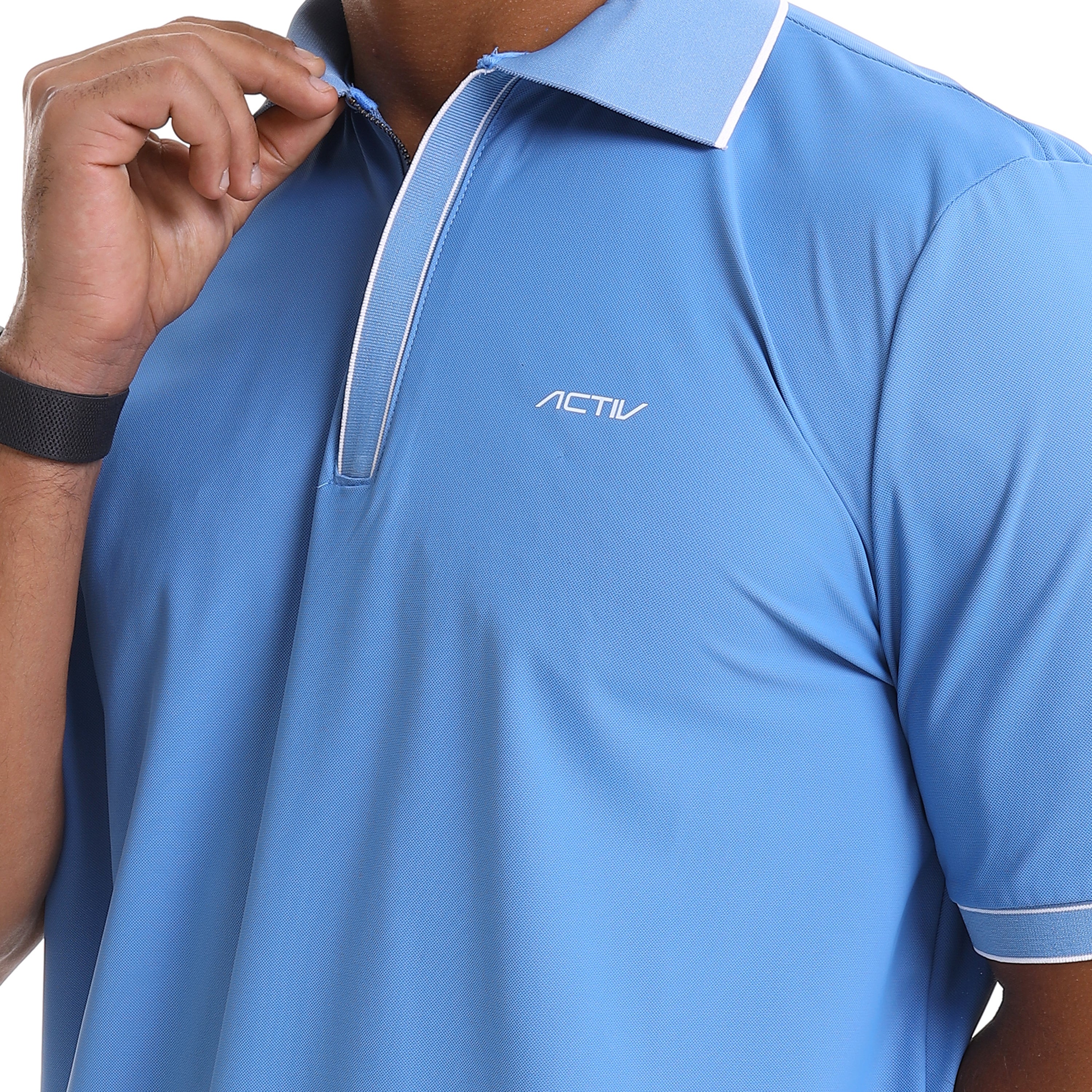 ACTIV MEN'S POLO-SHIRT - SKY BLUE