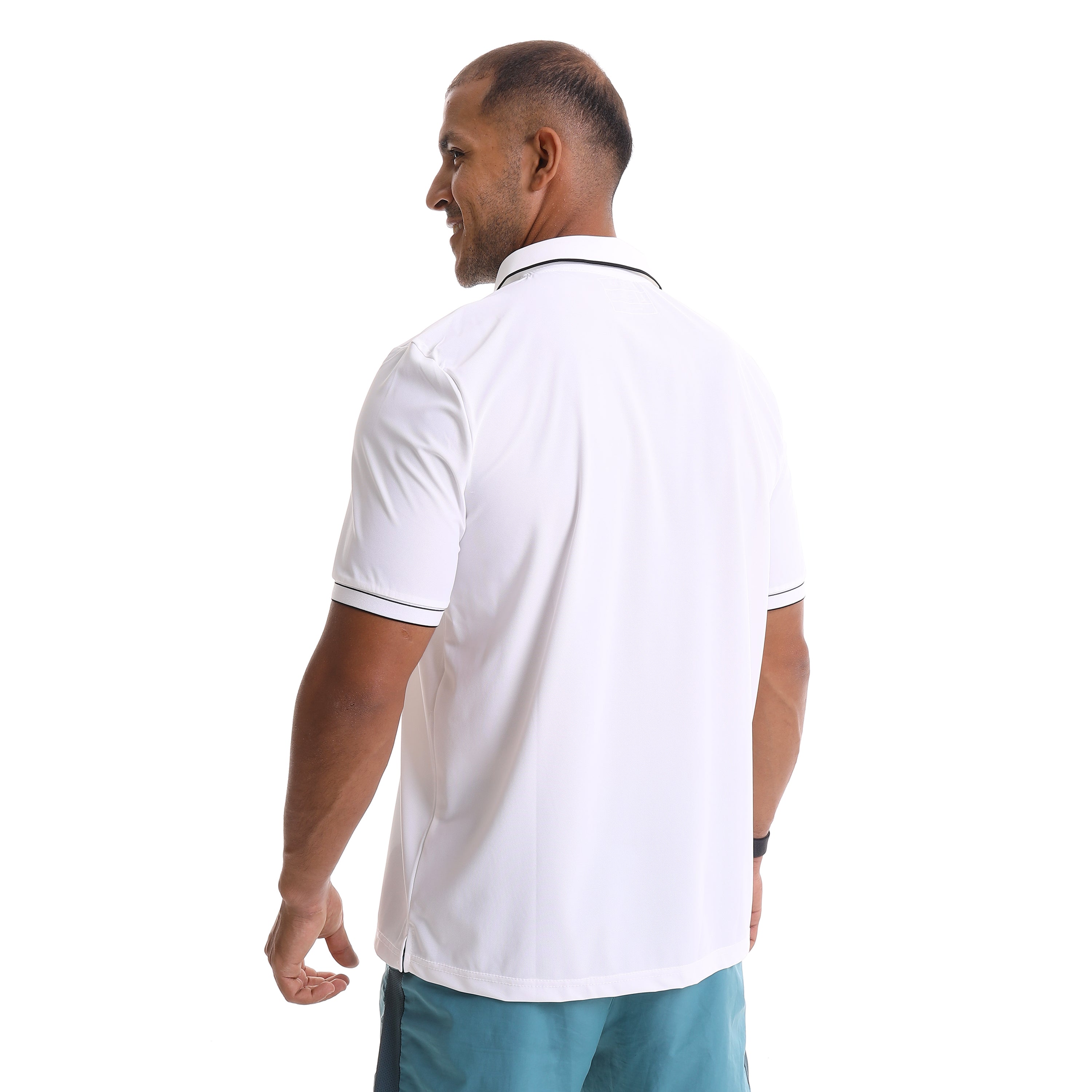 بولو شيرت اكتف رجالي روزيتا - ابيض