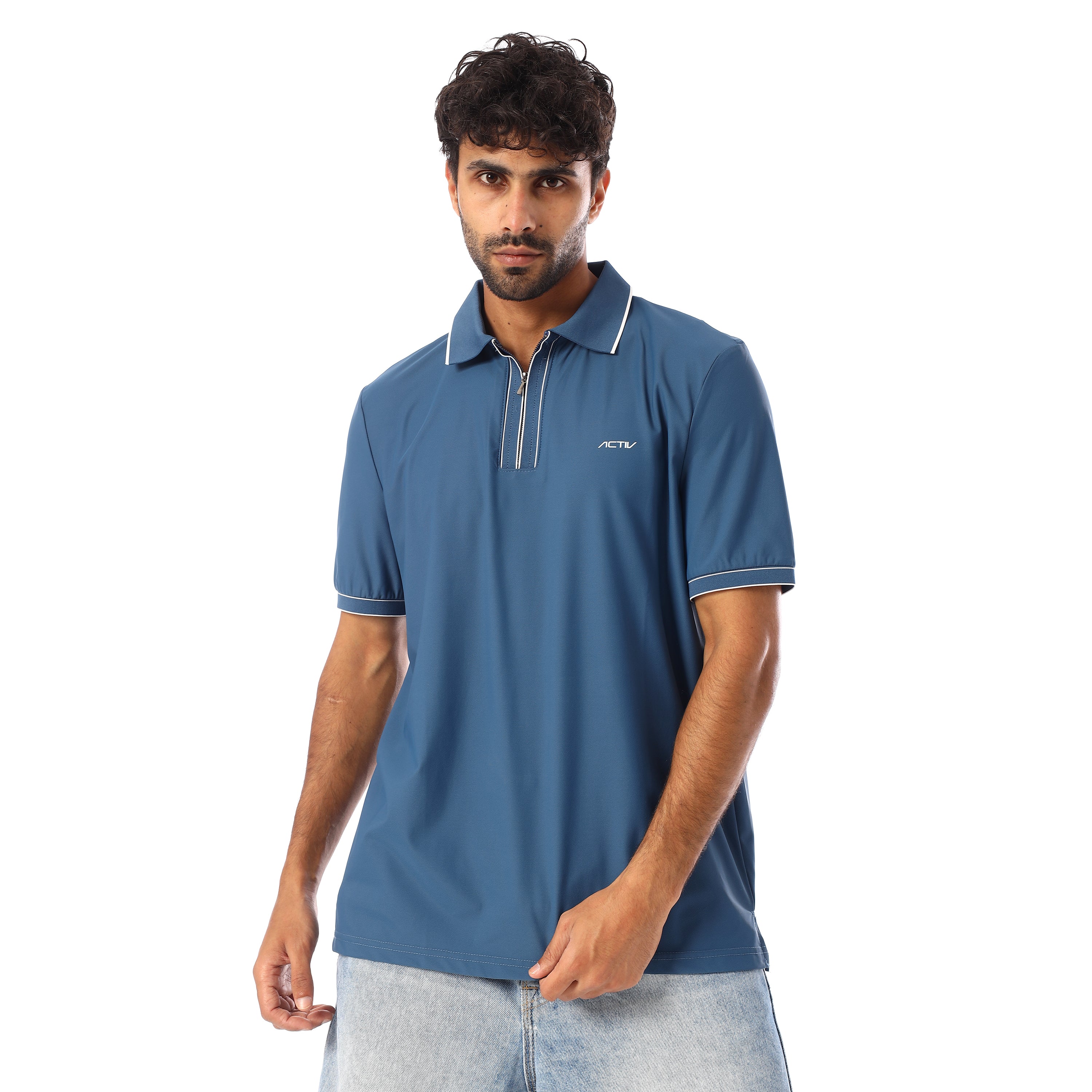 ACTIV MEN'S POLO-SHIRT - BLUE