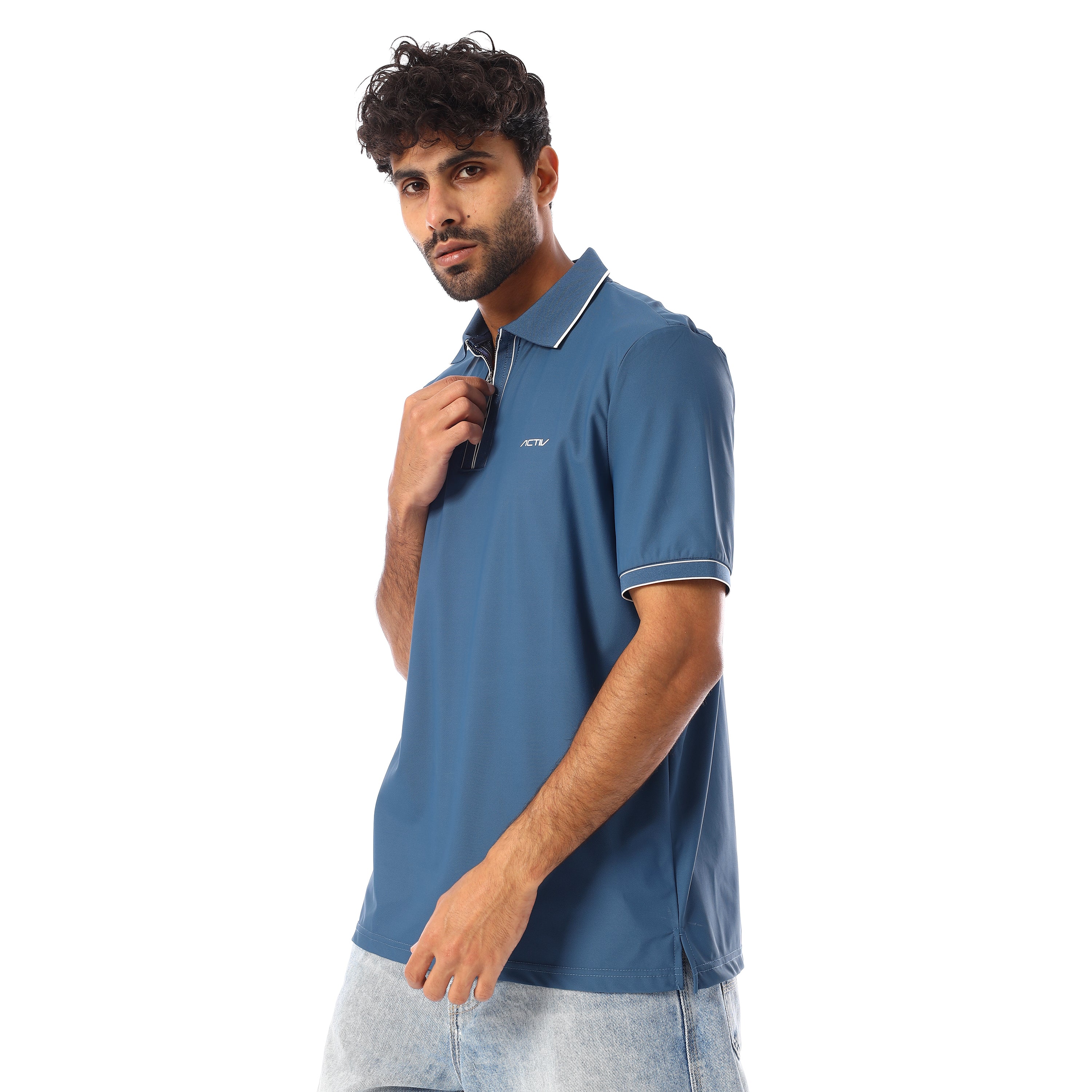 ACTIV MEN'S POLO-SHIRT - BLUE