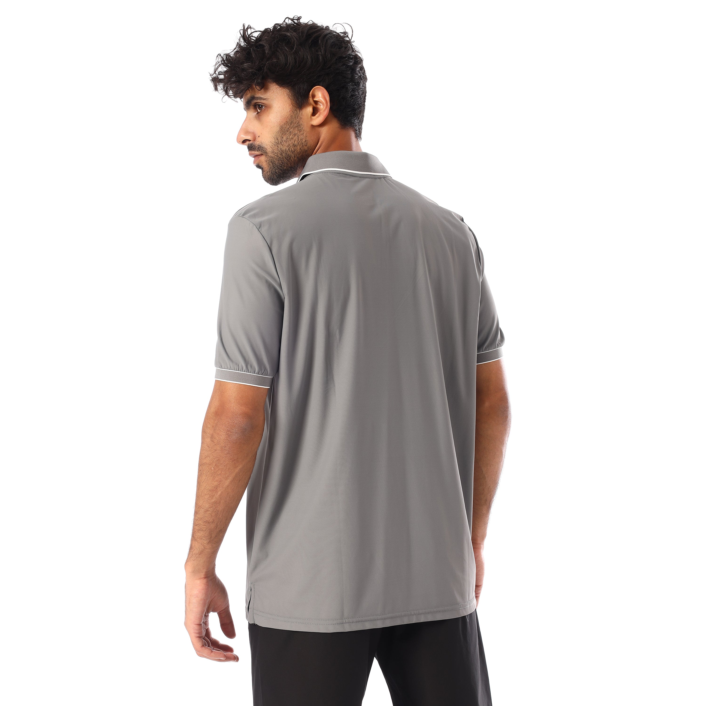 ACTIV MEN'S POLO-SHIRT - L.GREY