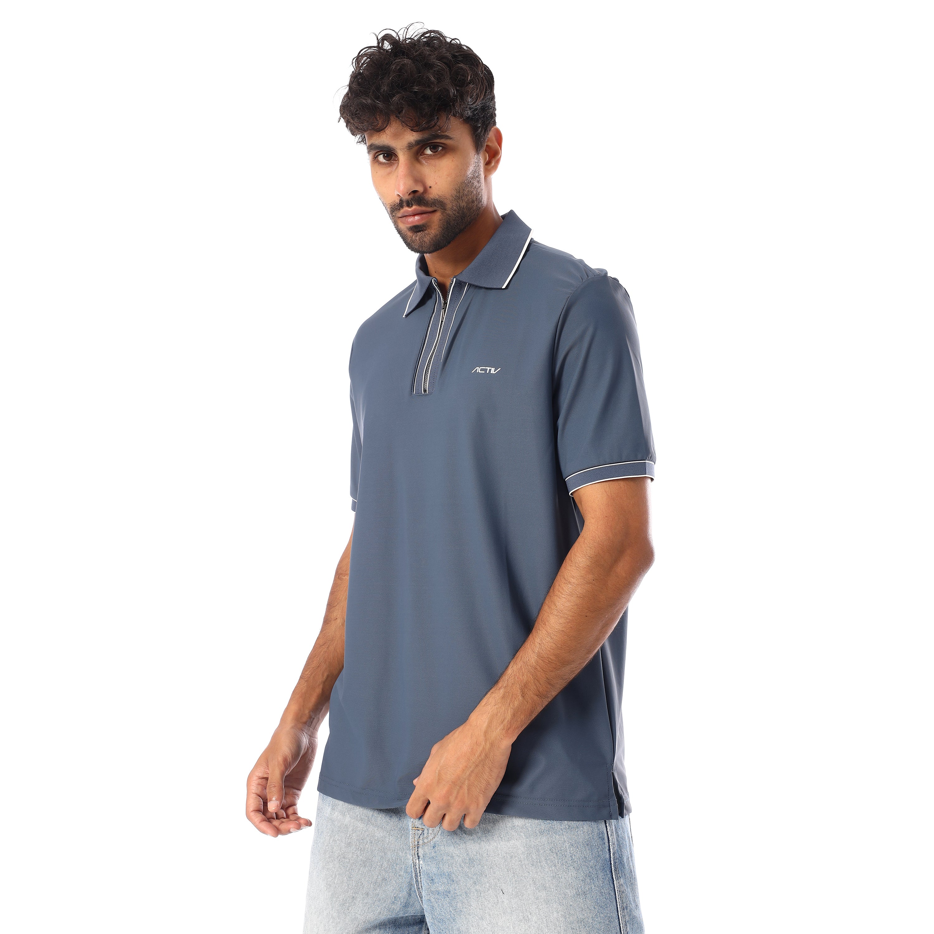 ACTIV MEN'S POLO-SHIRT - PETROL