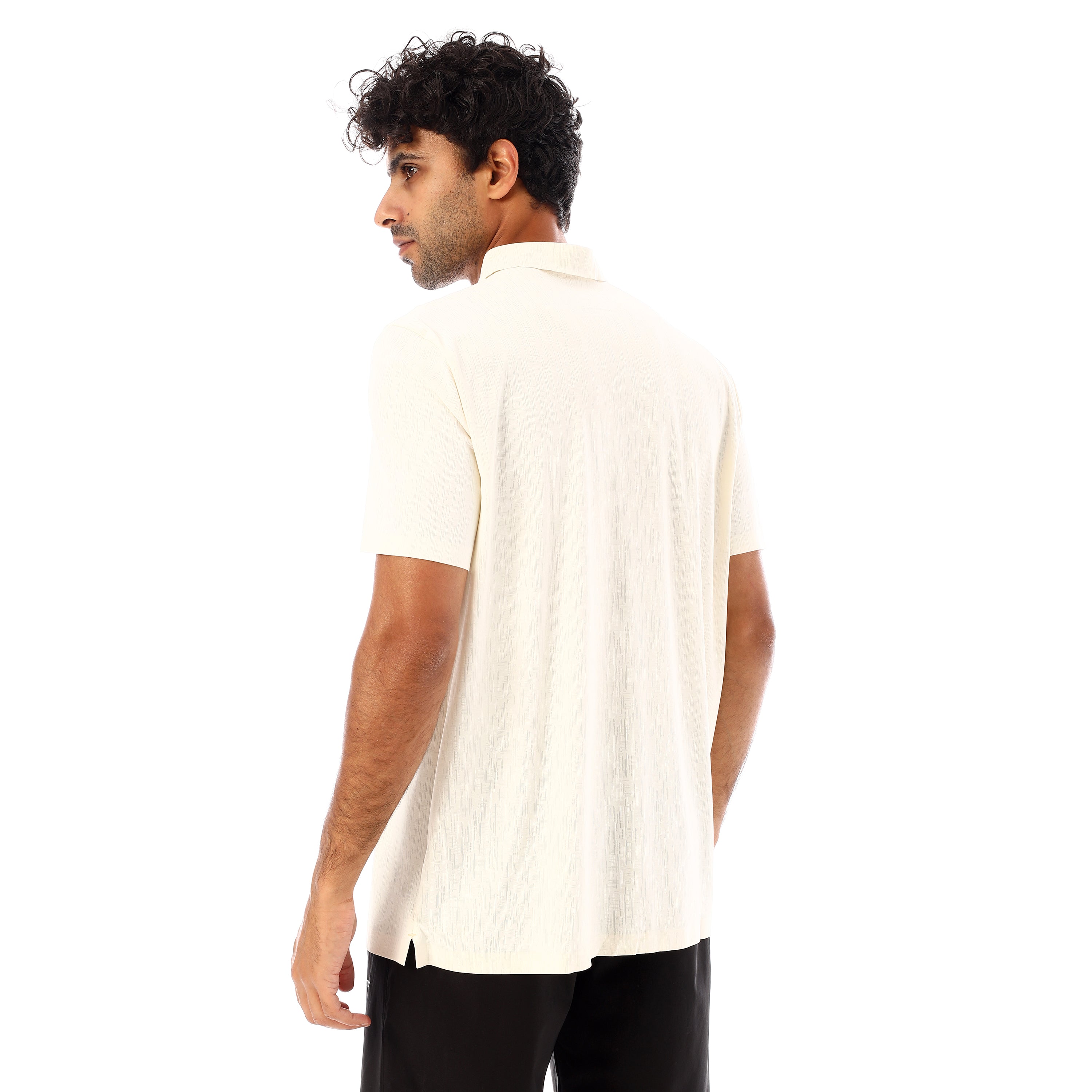 ACTIV MENS SEAMLESS POLO SHIRT - SUGARY
