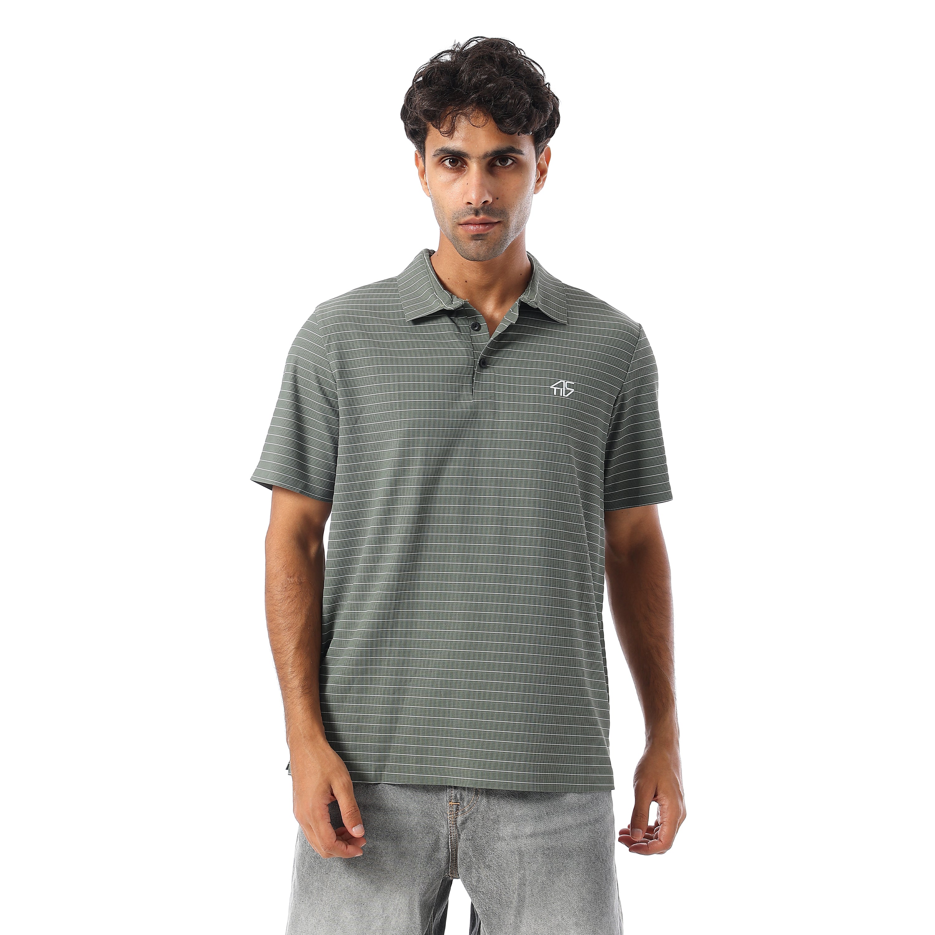 ACTIV MEN'S POLO SHIRT - OLIVE