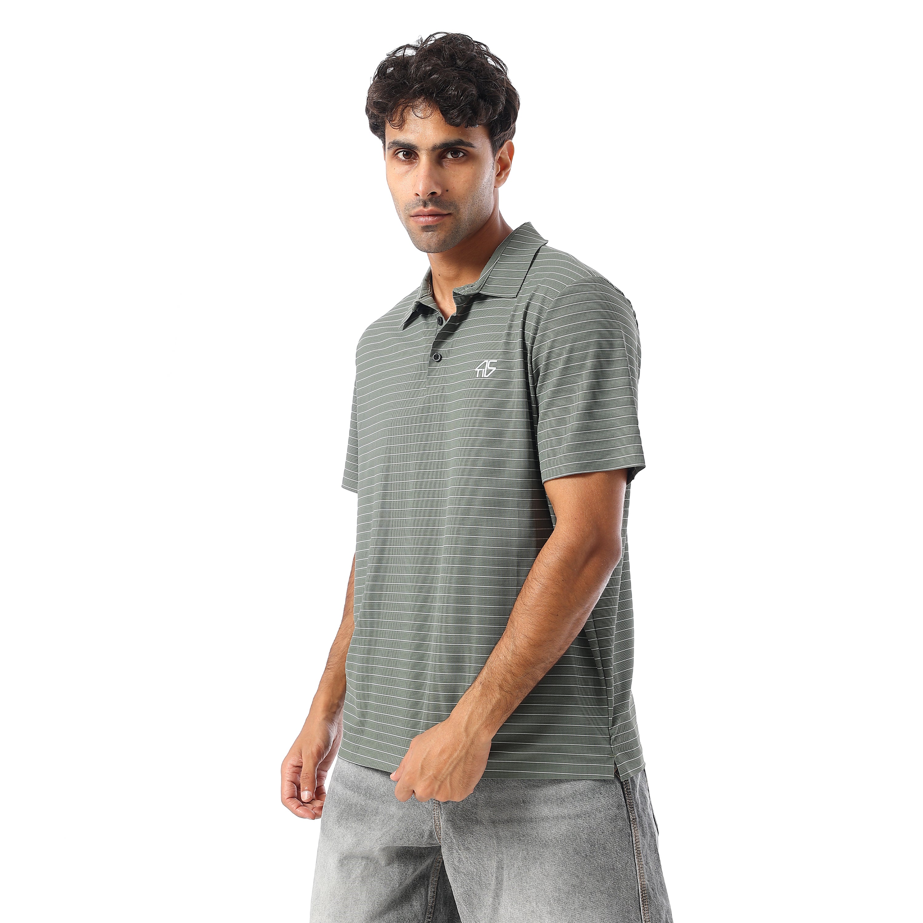 ACTIV MEN'S POLO SHIRT - OLIVE