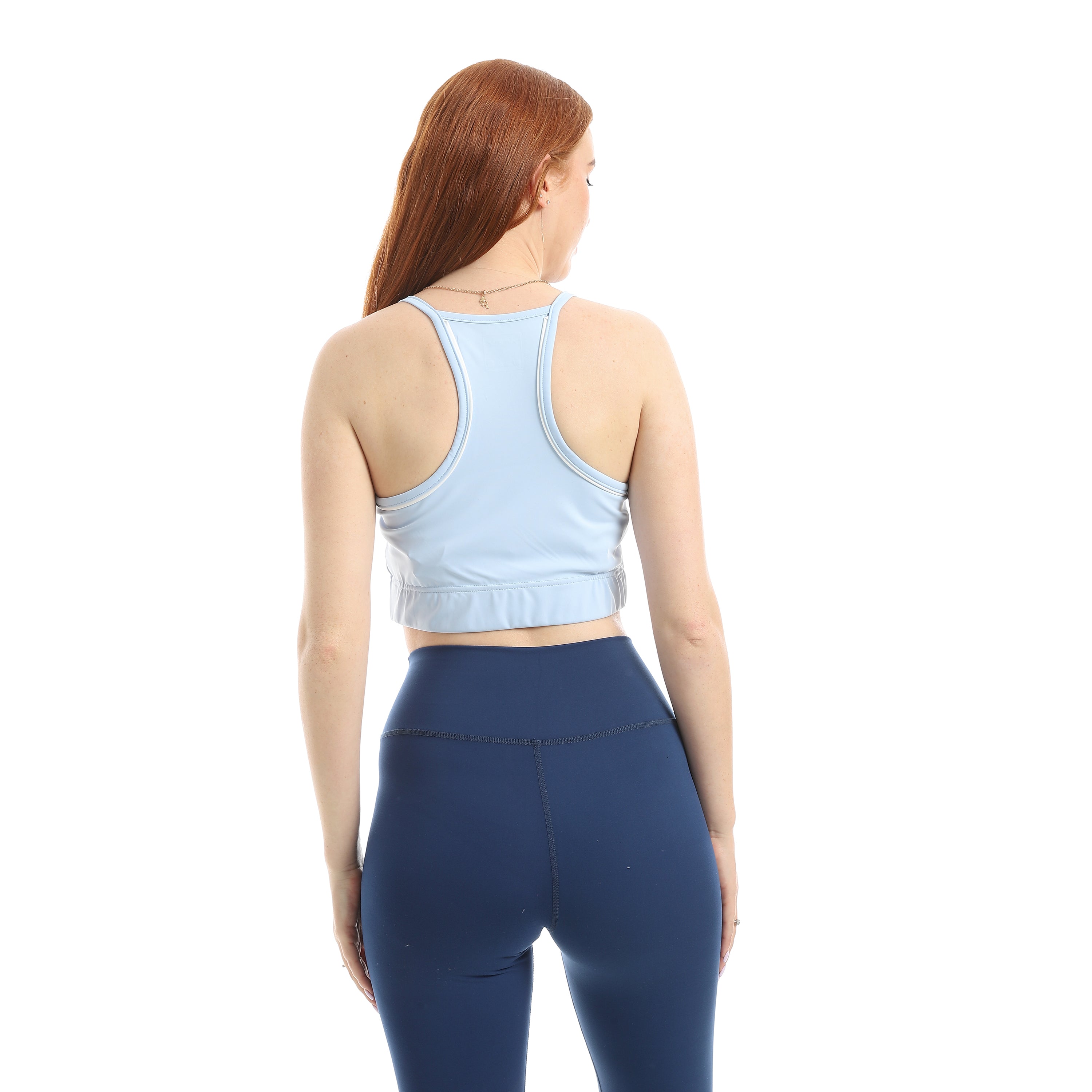 PULSE SCOOP NECK SPORTS BRA - L.BLUE