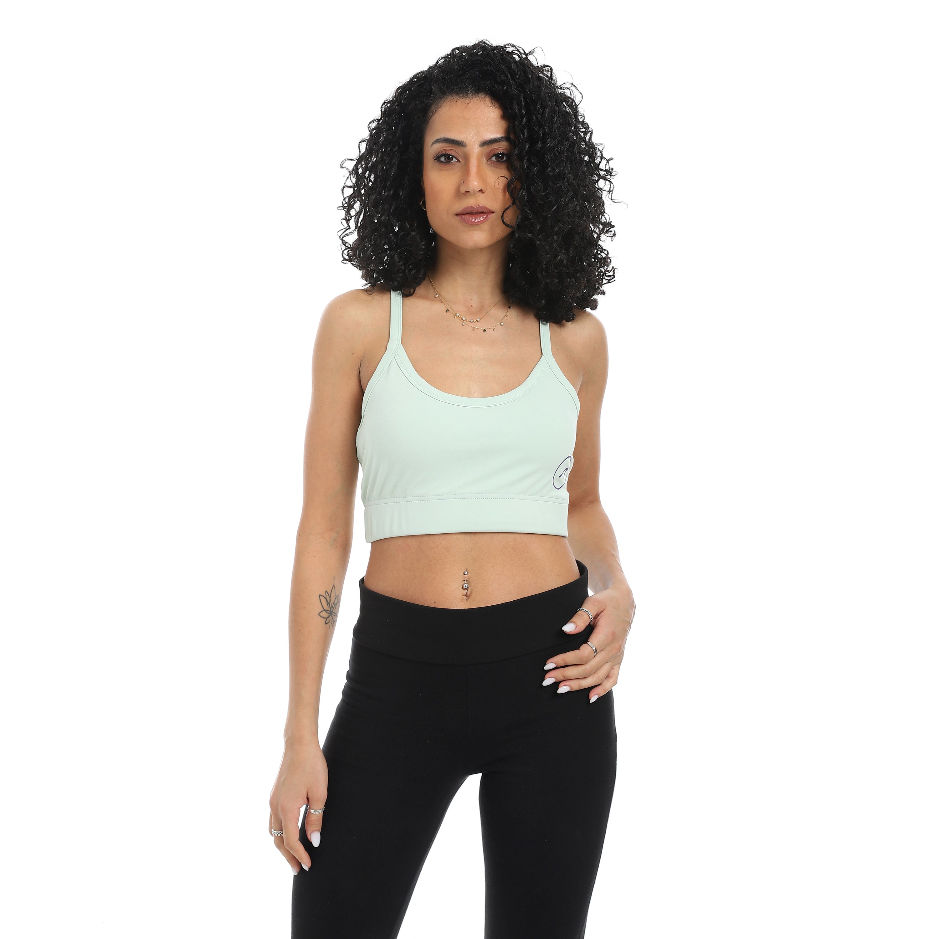 POWER STRAP SPORTS BRA - MINT