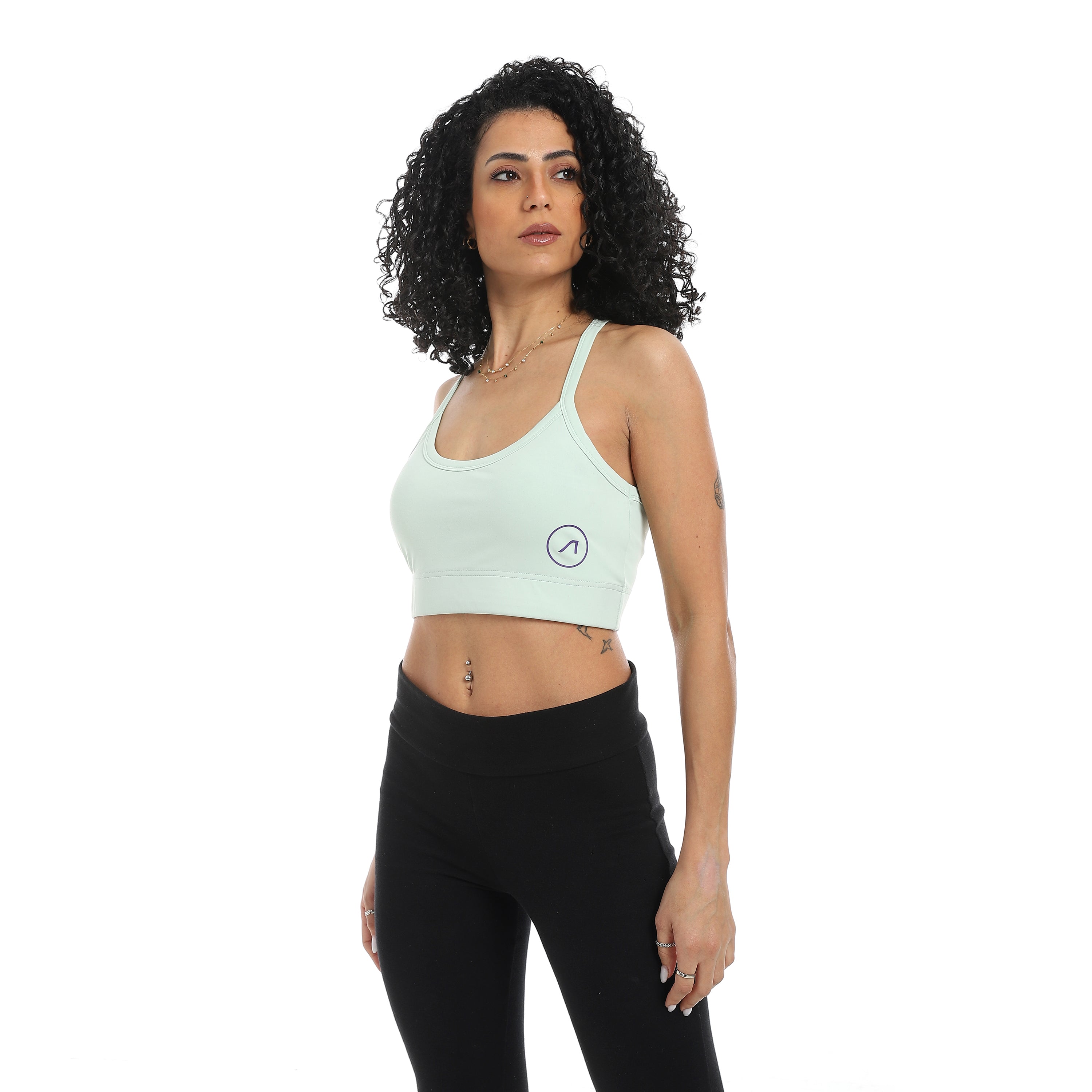 POWER STRAP SPORTS BRA - MINT