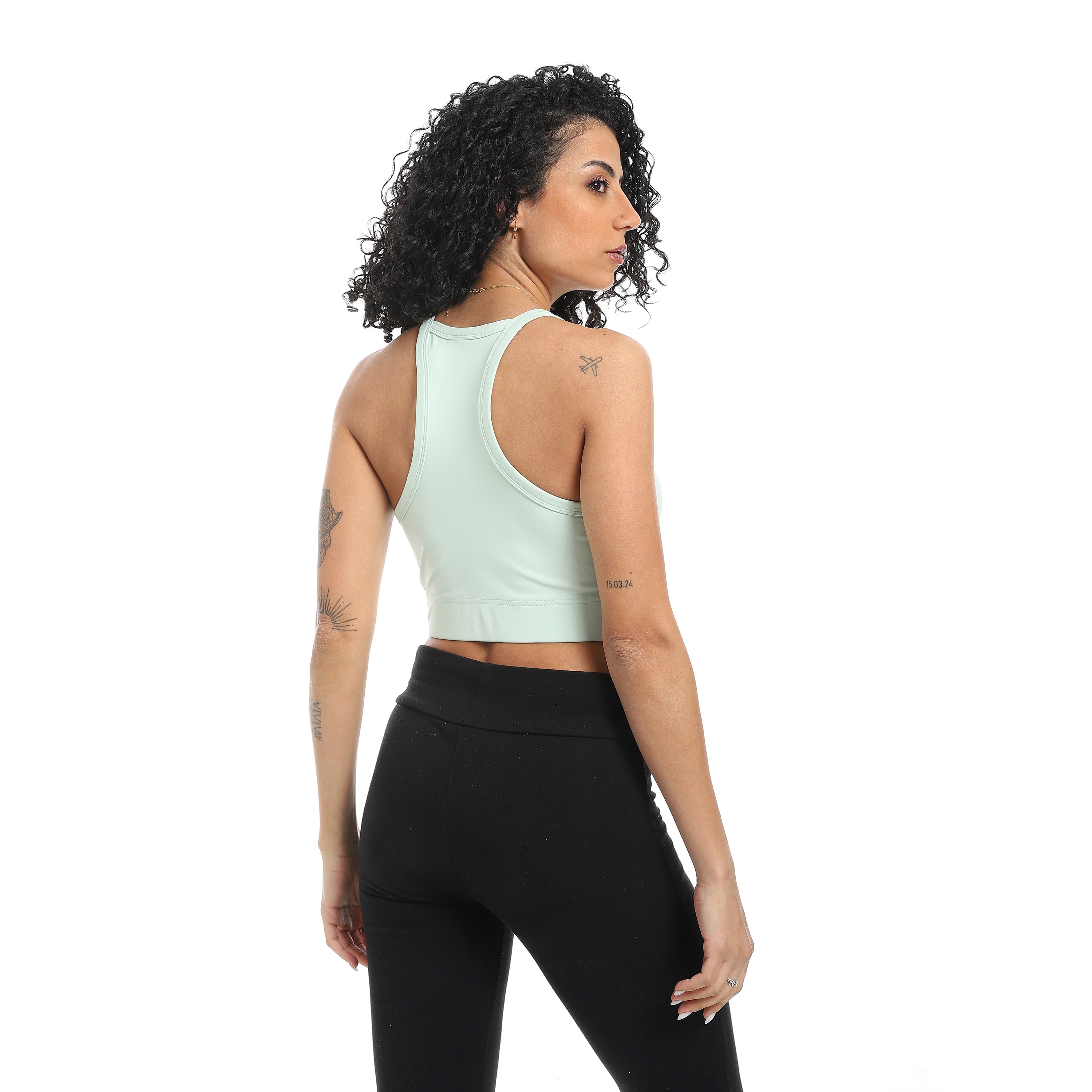POWER STRAP SPORTS BRA - MINT