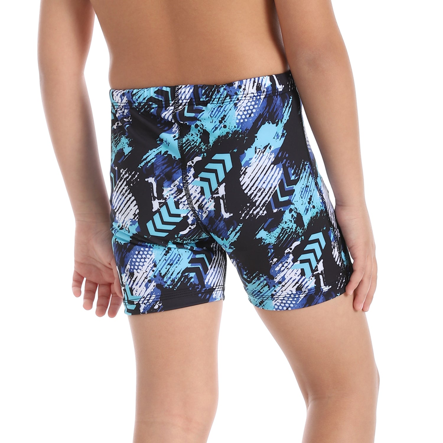 ACTIV BOYS GRAPHIC SWIM SHORTS - BLACK