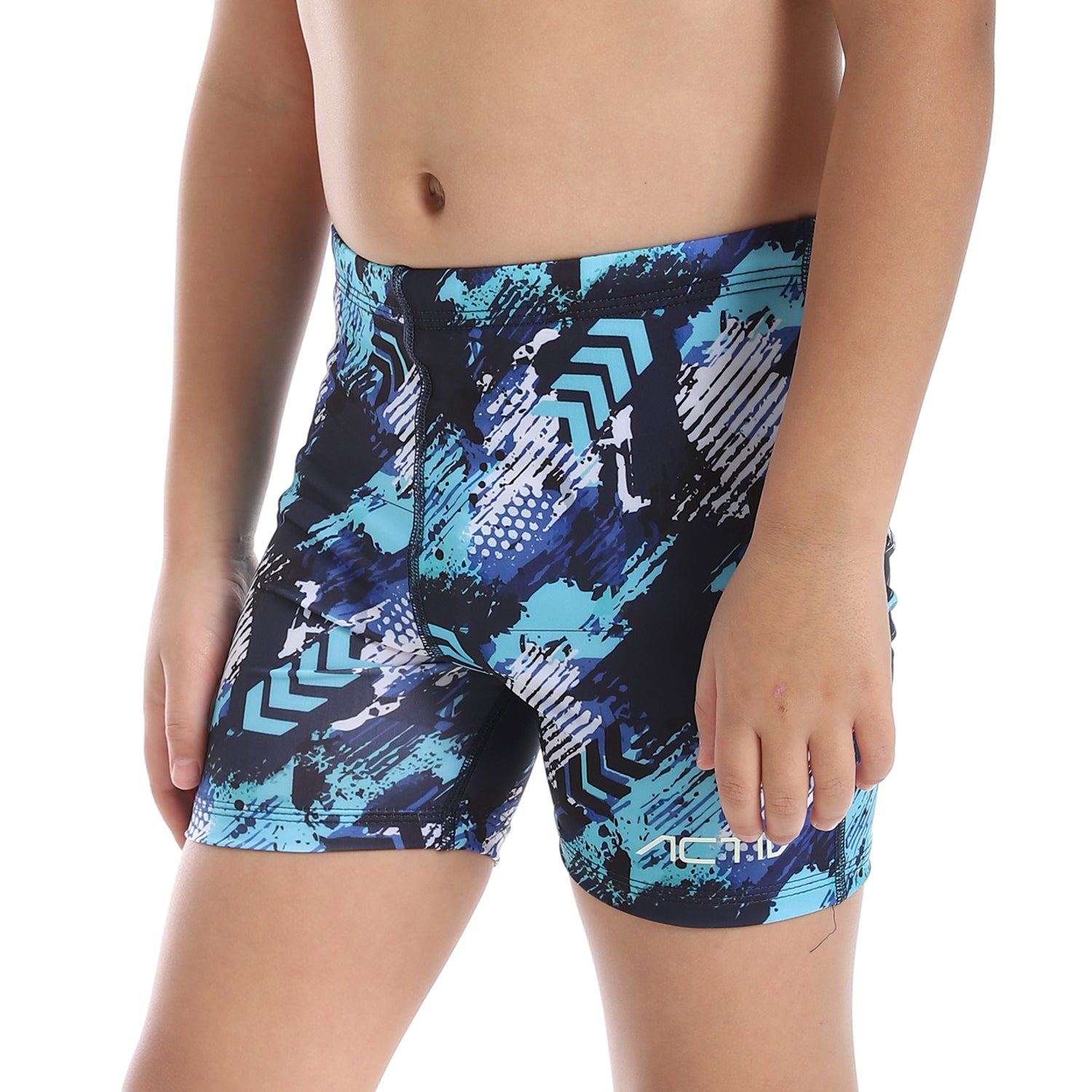 ACTIV BOYS GRAPHIC SWIM SHORTS - NAVY