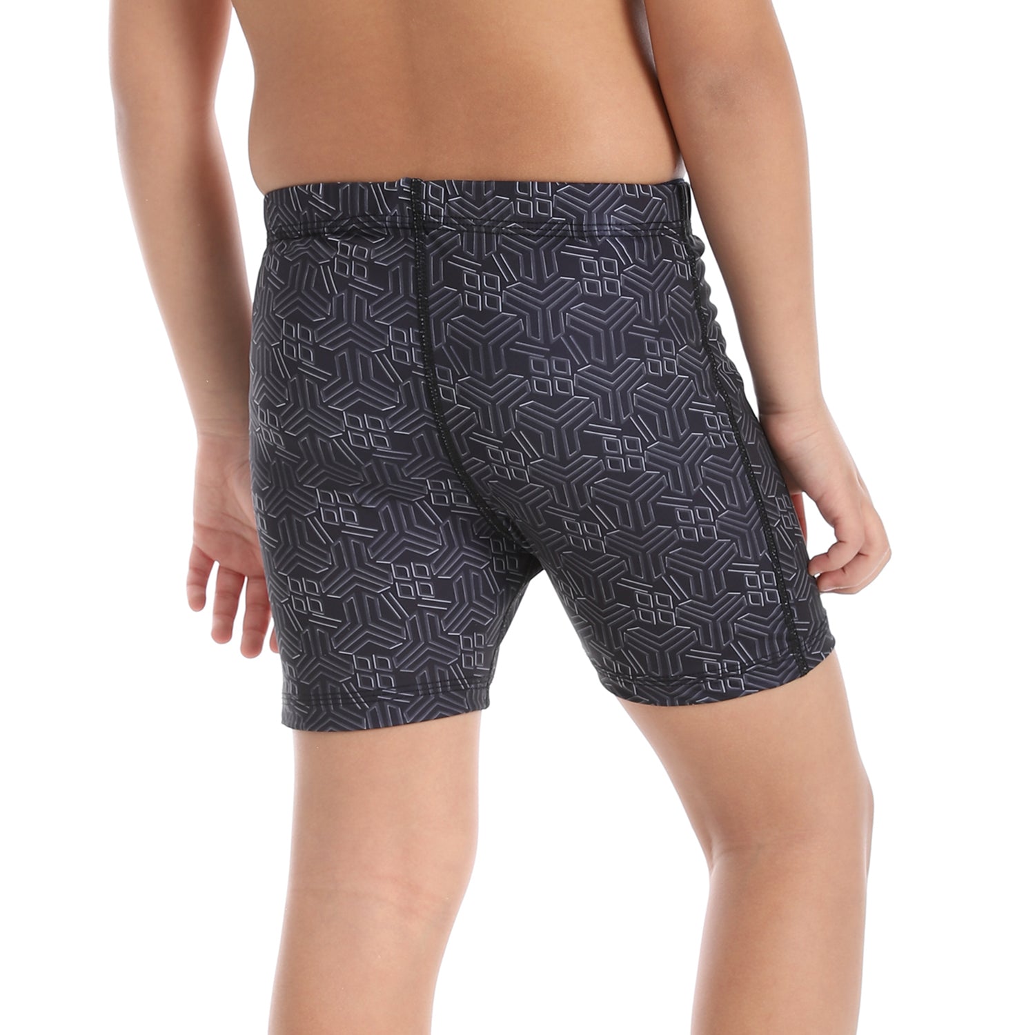 ACTIV BOYS GRAPHIC SWIM SHORTS - BLACK