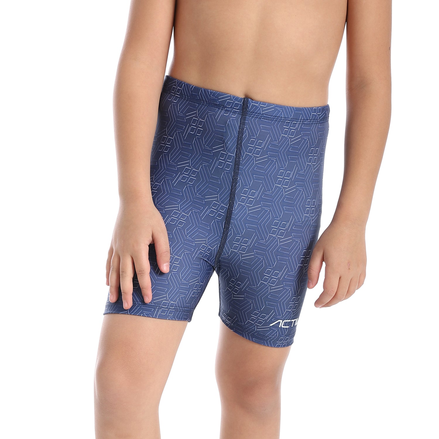 ACTIV BOYS GRAPHIC SWIM SHORTS - NAVY