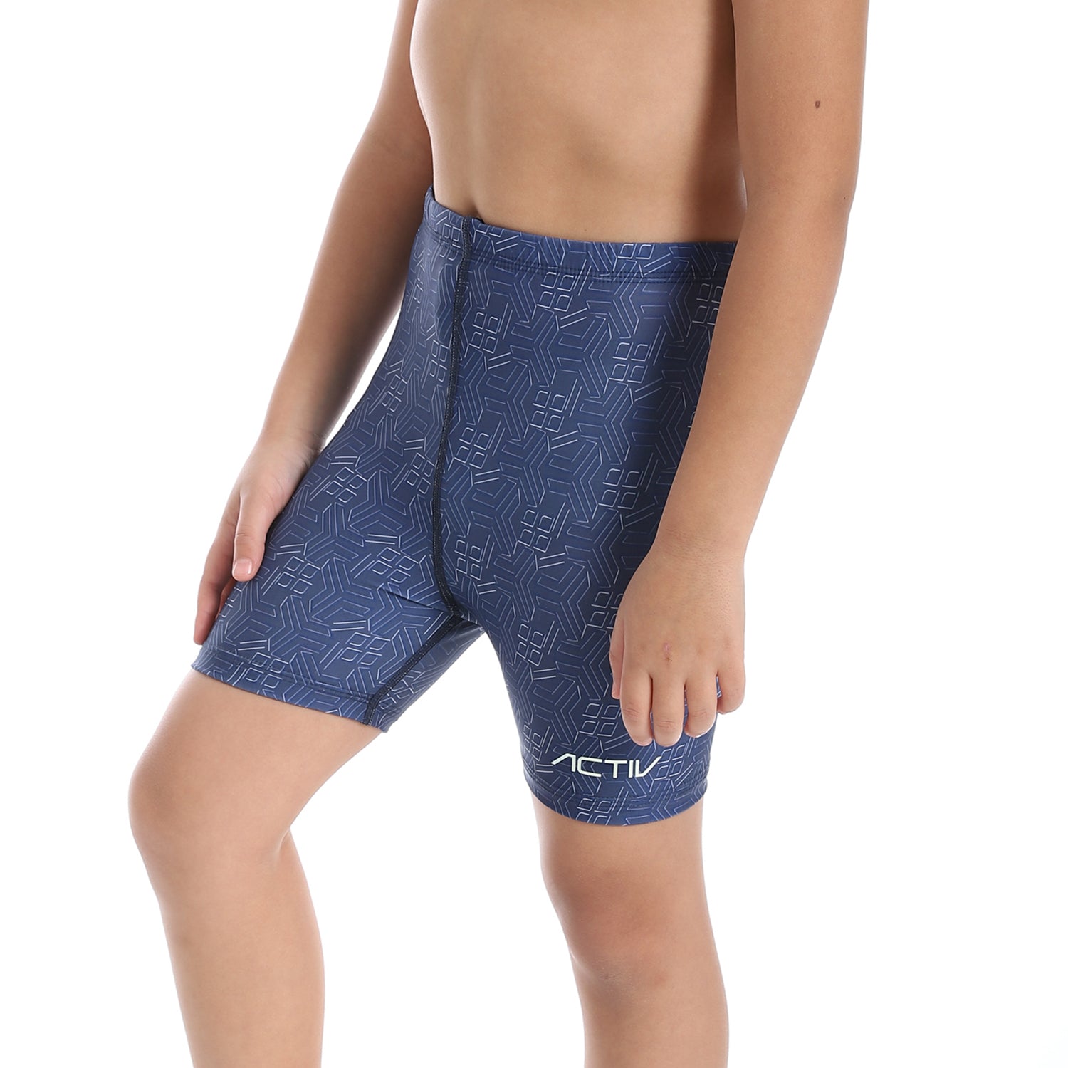 ACTIV BOYS GRAPHIC SWIM SHORTS - NAVY