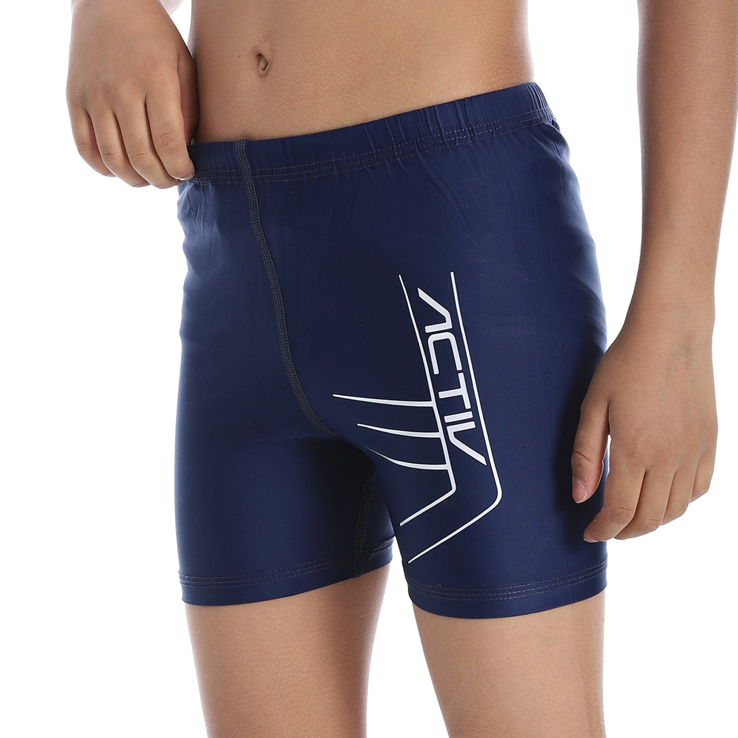 ACTIV BOYS GRAPHIC SWIM SHORTS - NAVY