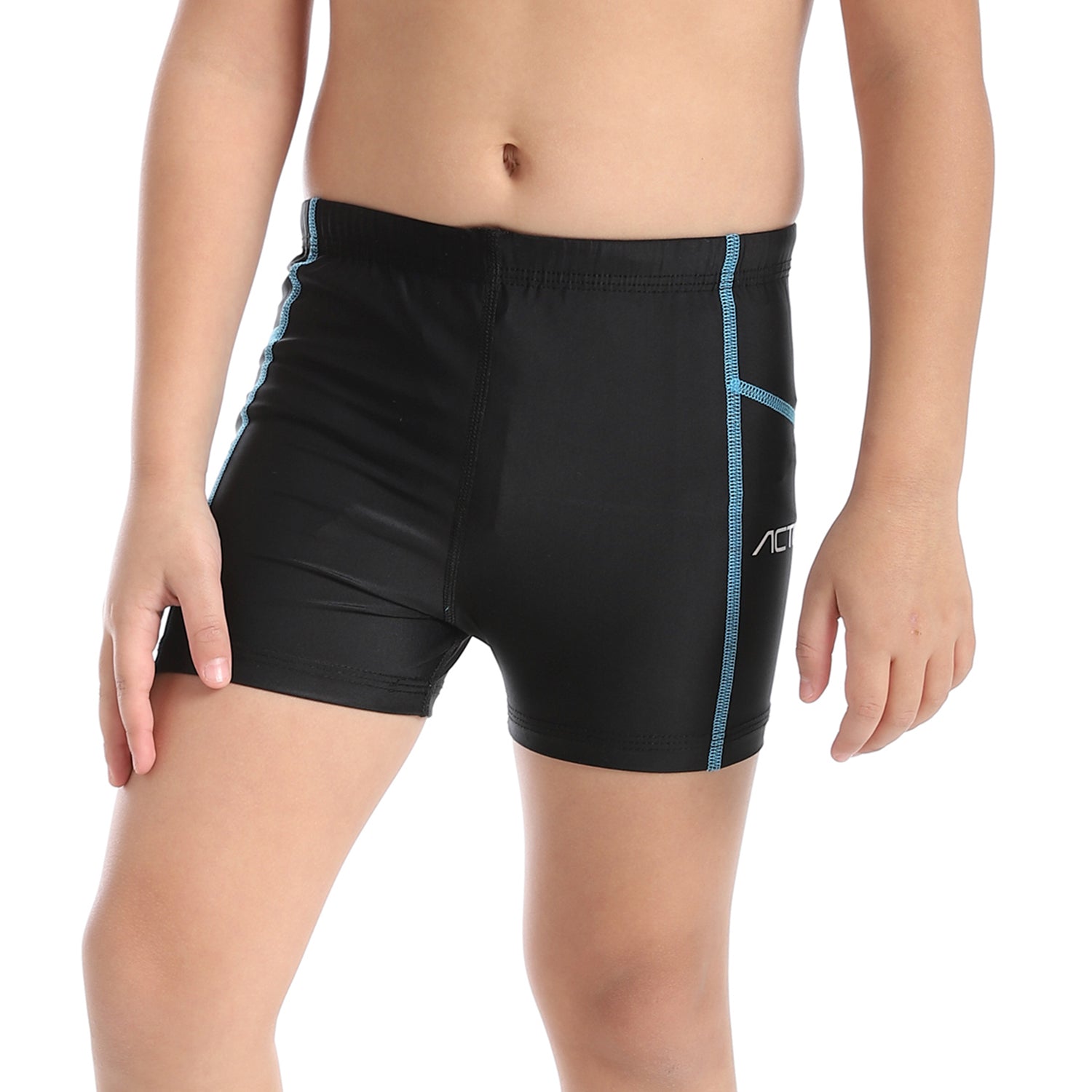 ACTIV BOYS PLAIN SWIM SHORTS - BLACK