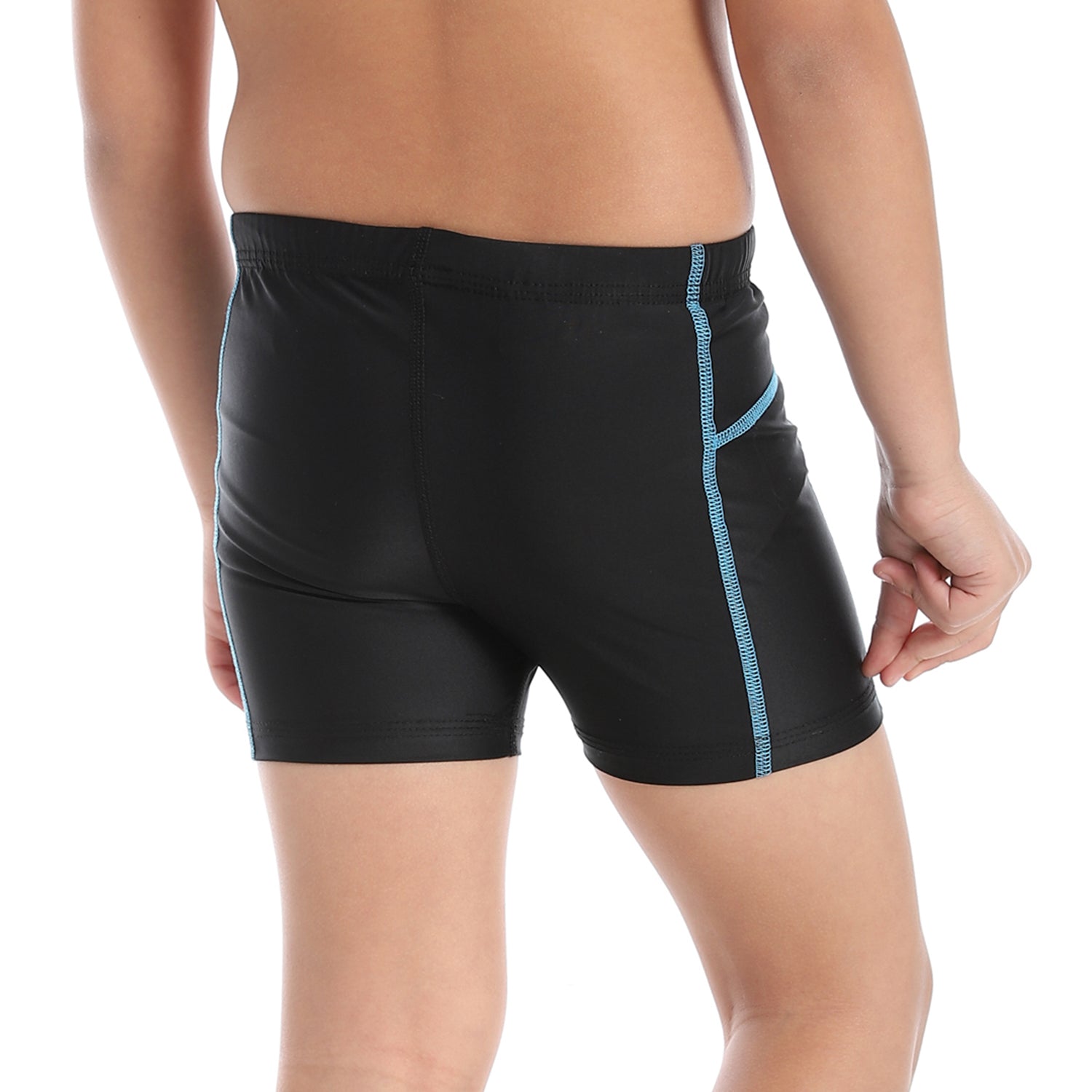 ACTIV BOYS PLAIN SWIM SHORTS - BLACK