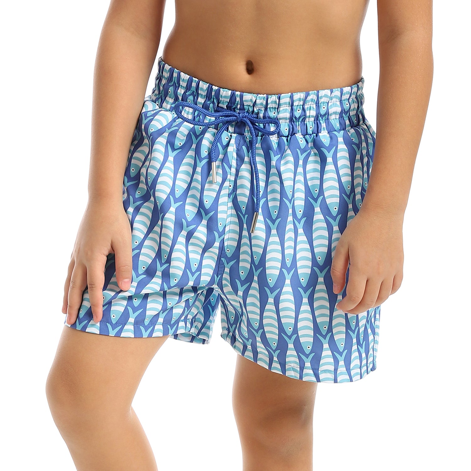 FISH PRINTED SWIM SHORT - COLORS