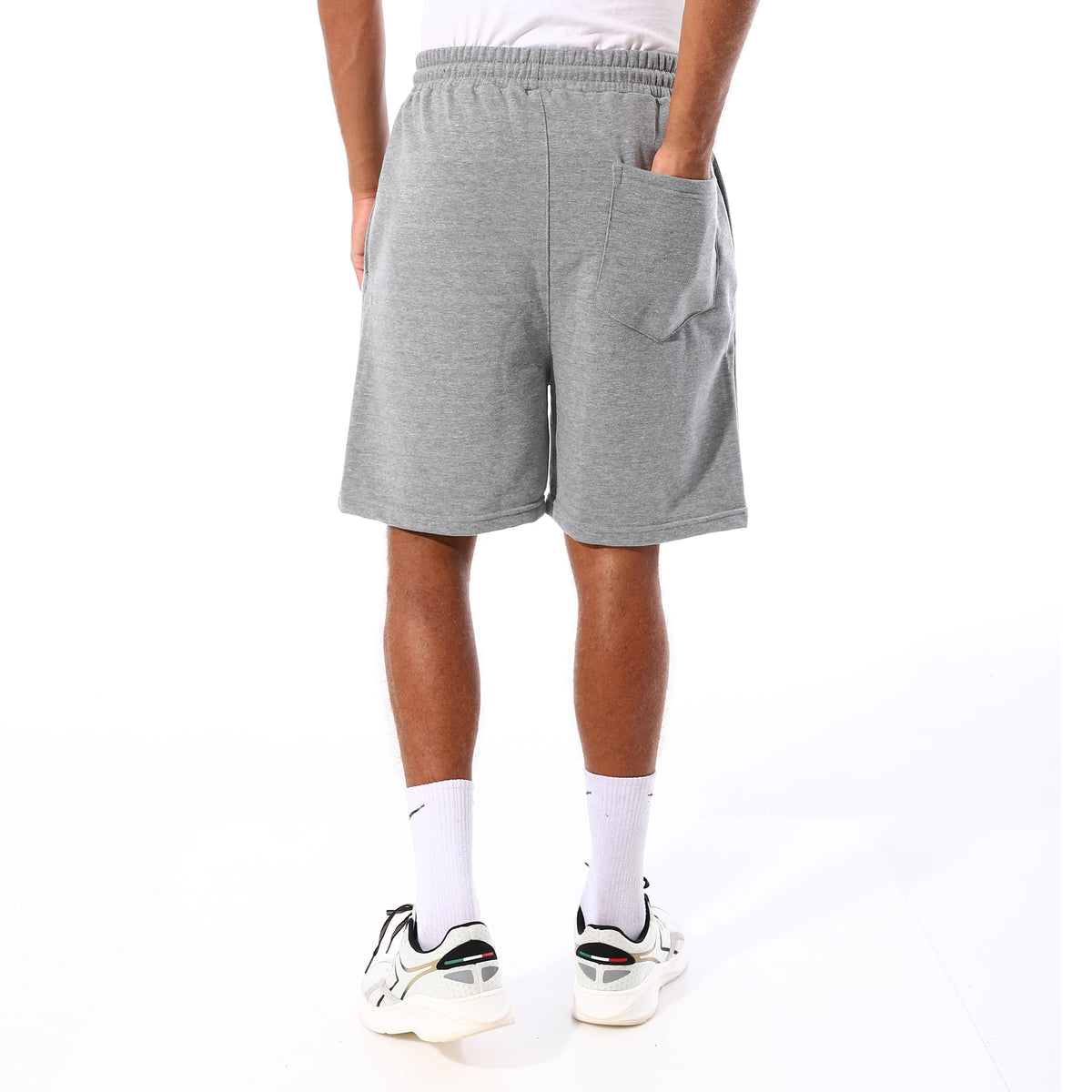 ACTIV OVERSIZED SOLID SHORTS - L.GREY