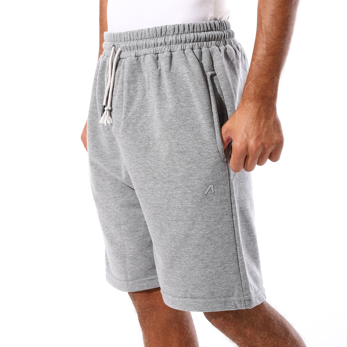 ACTIV OVERSIZED SOLID SHORTS - L.GREY