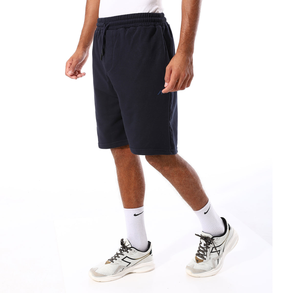 ACTIV OVERSIZED SOLID SHORTS - NAVY