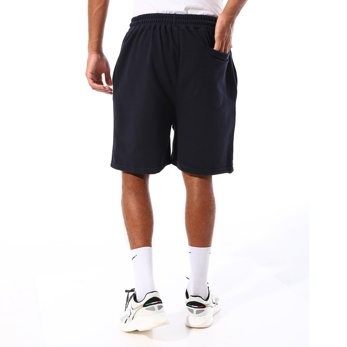 ACTIV OVERSIZED SOLID SHORTS - NAVY