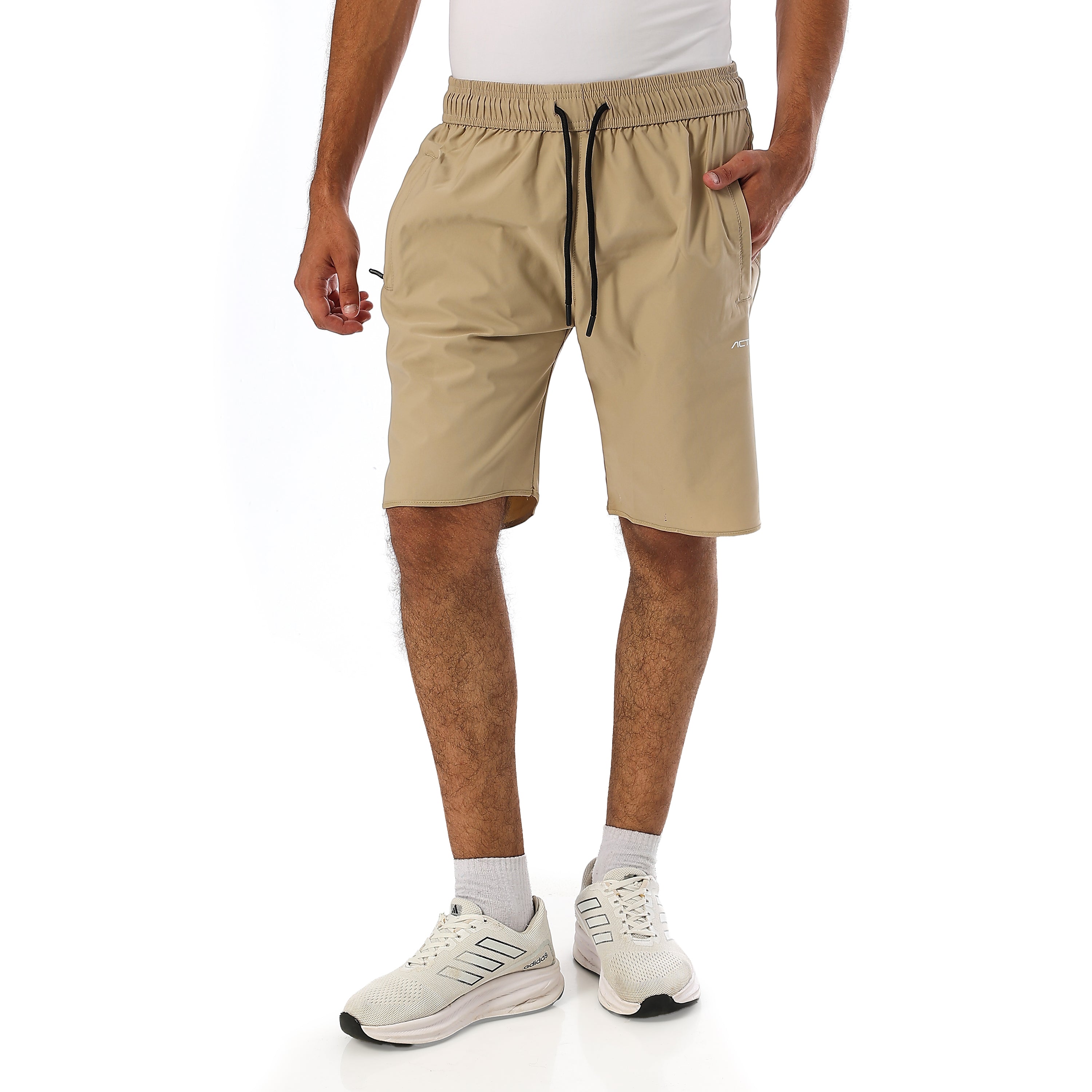 ACTIV MEN'S MESH SPORTS SHORTS - COFFEE