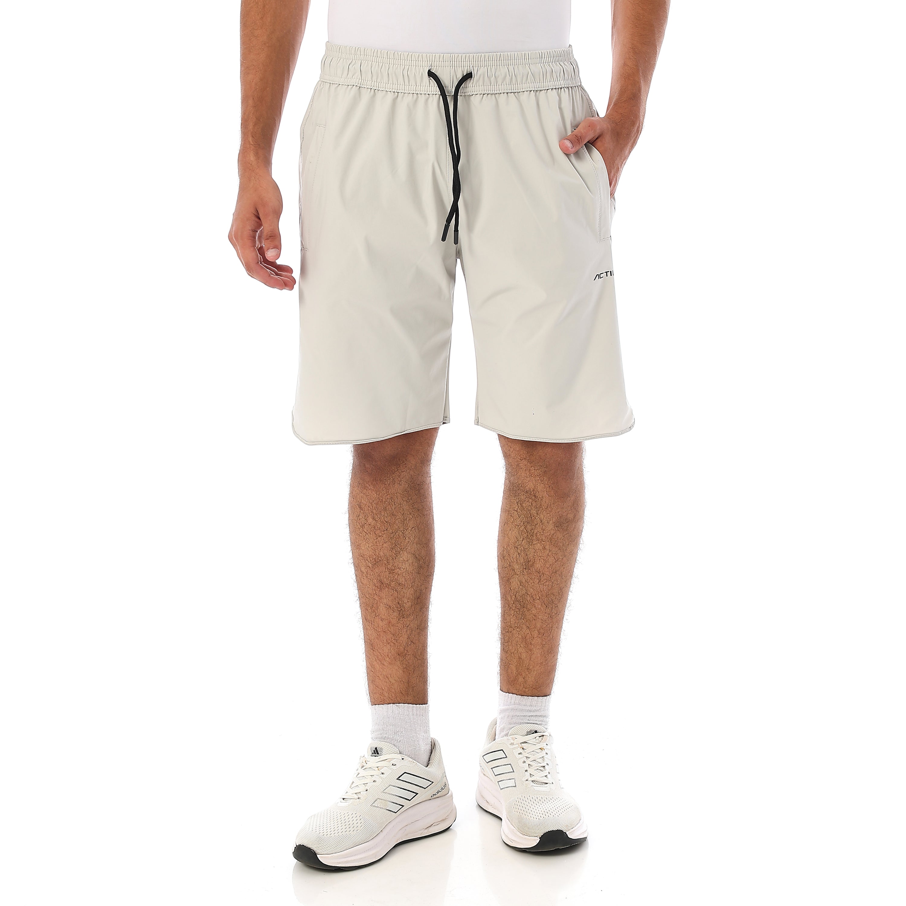 ACTIV MEN'S MESH SPORTS SHORTS - L.GREY