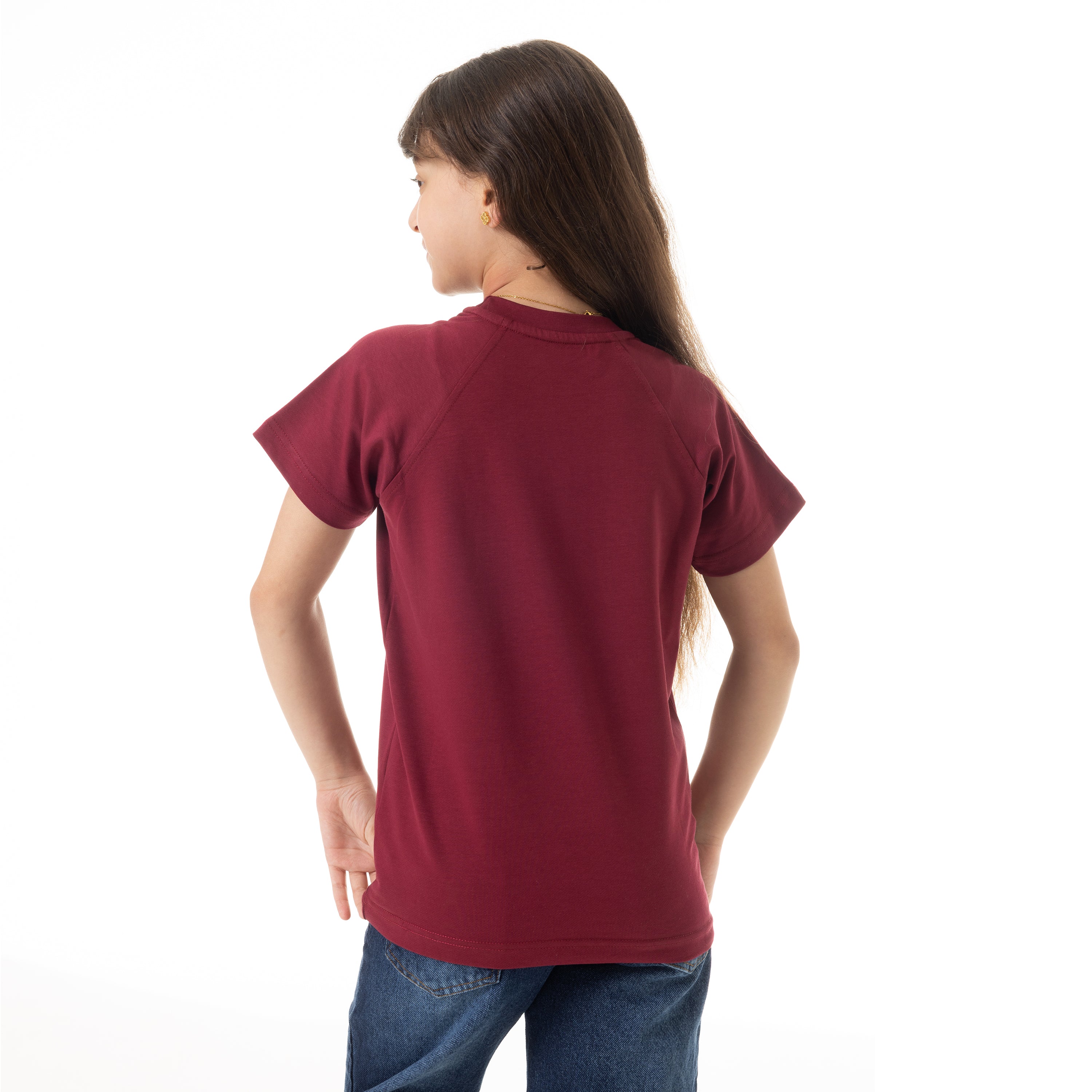 SUMMER SURF PRINT T-SHIRT - BURGUNDY