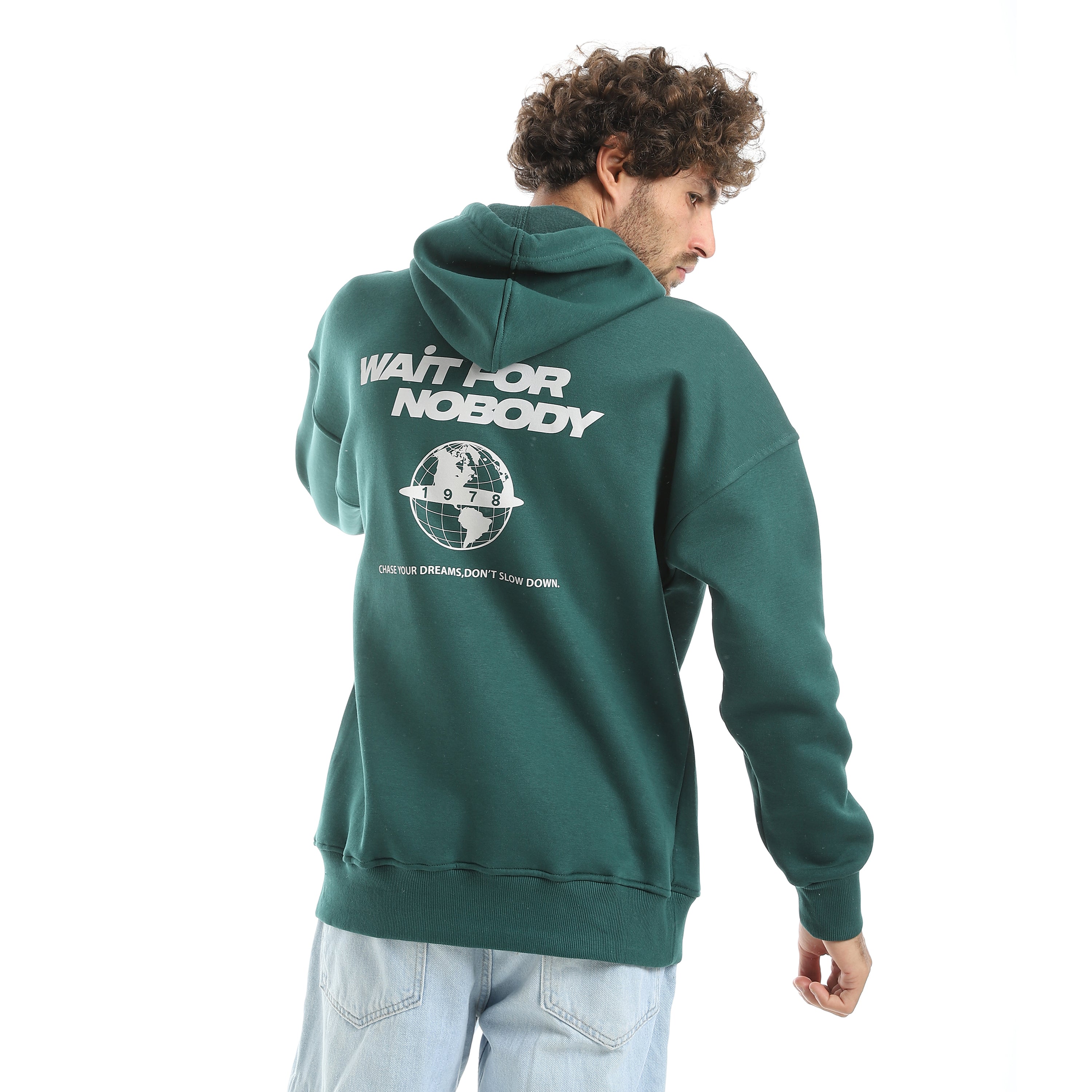 سويت شيرت اكتف رجالى بزنط - اخصر