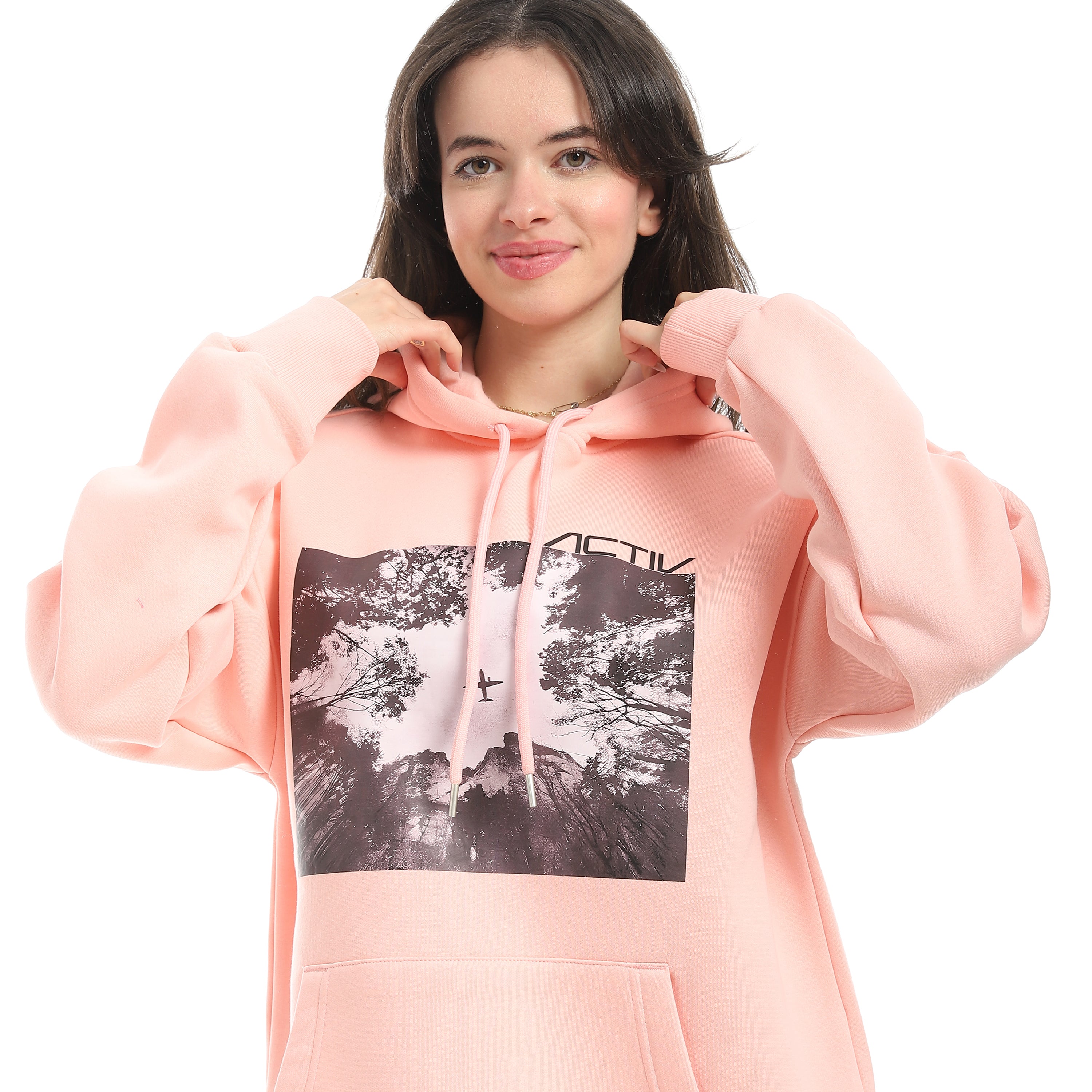 ACTIV FLIGHT MODE PRINT HOODIE - خوخي