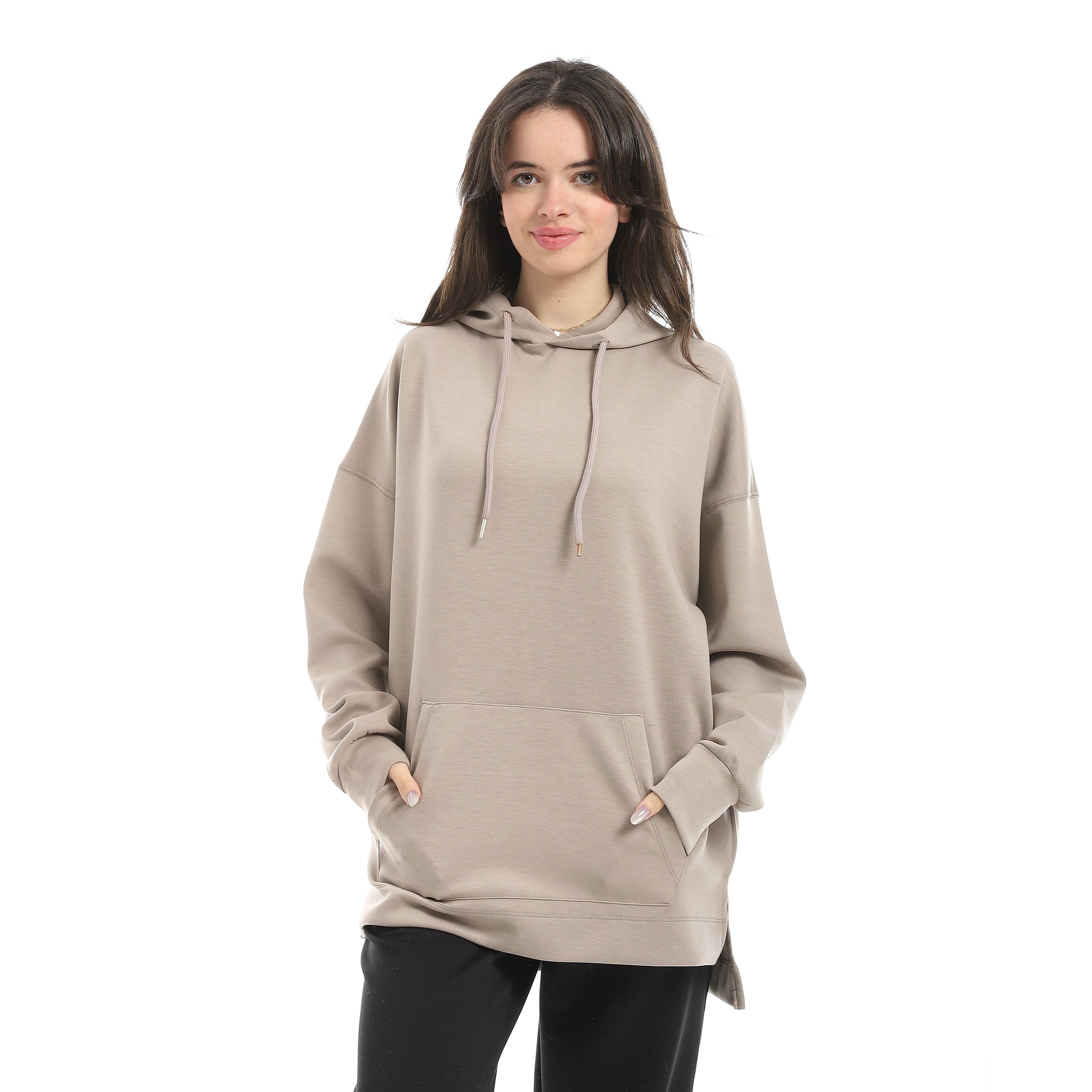 سويت شيرت اكتف حريمي بزنط - بني فاتح