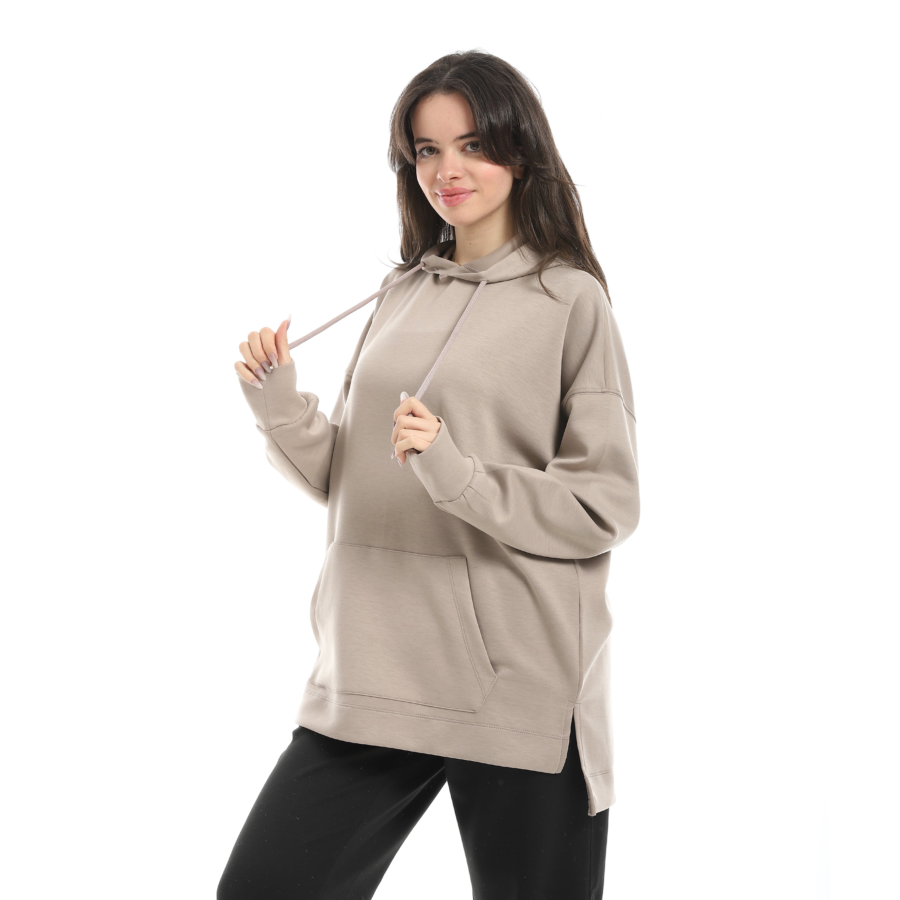 سويت شيرت اكتف حريمي بزنط - بني فاتح