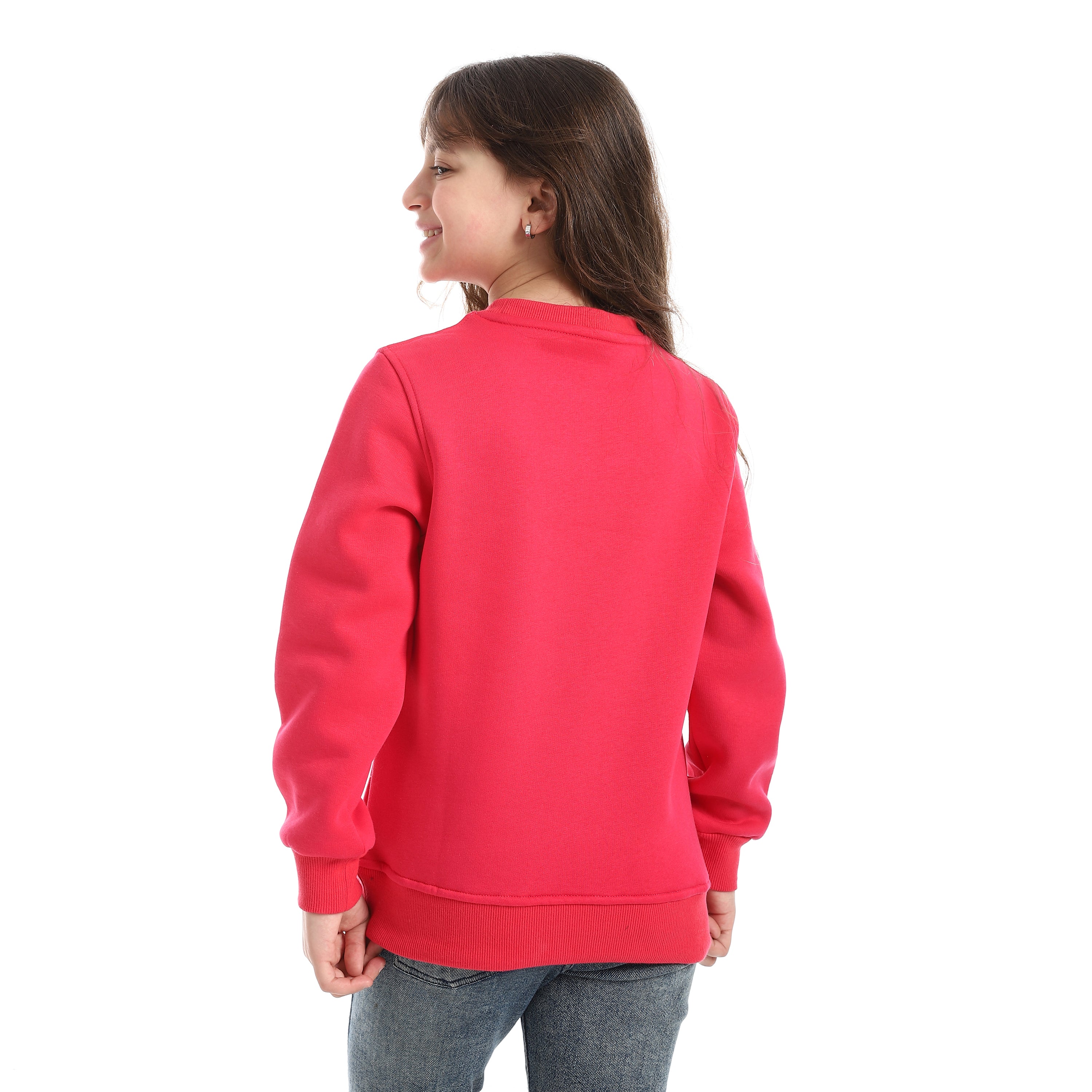 GARDEN GLOW PRINT SWEATSHIRT - FUCHSIA