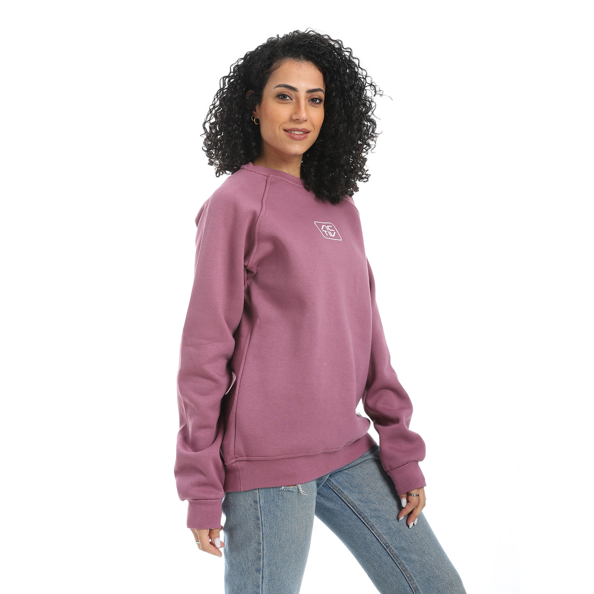 سويت شيرت اكتف حريمي - بنفسجي