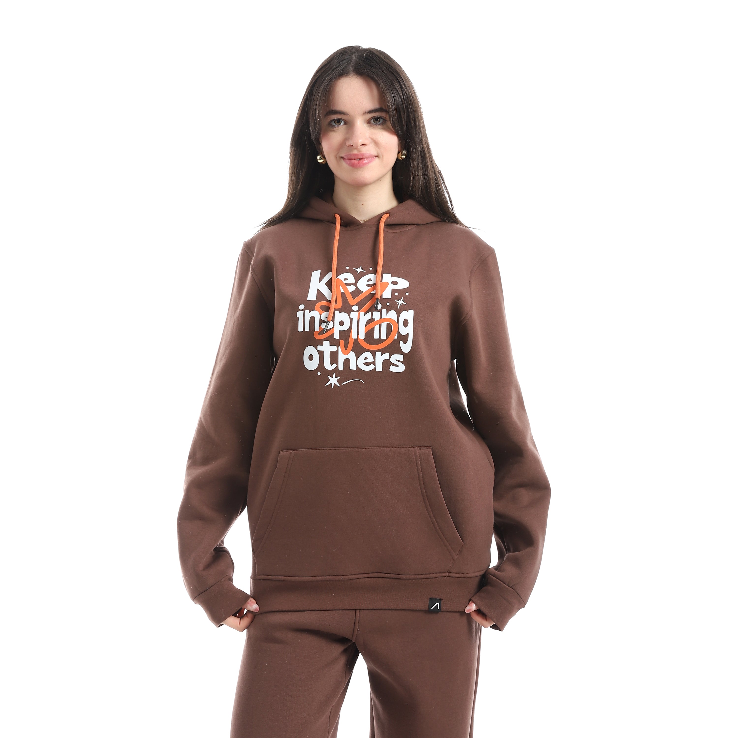 INSPIRATION OVERSIZED HOODIE - BROWN