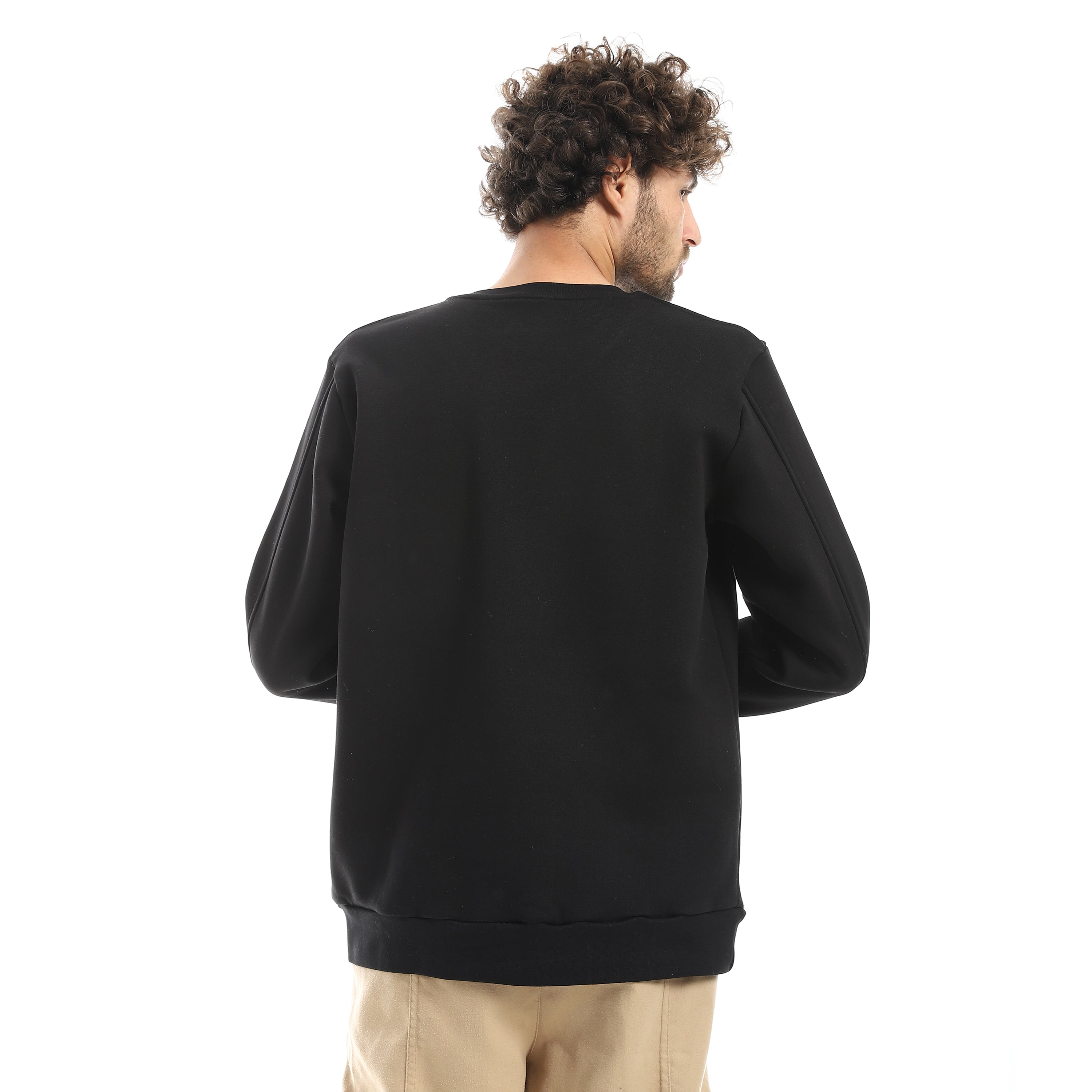 STREAMLINE POCKETS SWEATSHIRT - BLACK