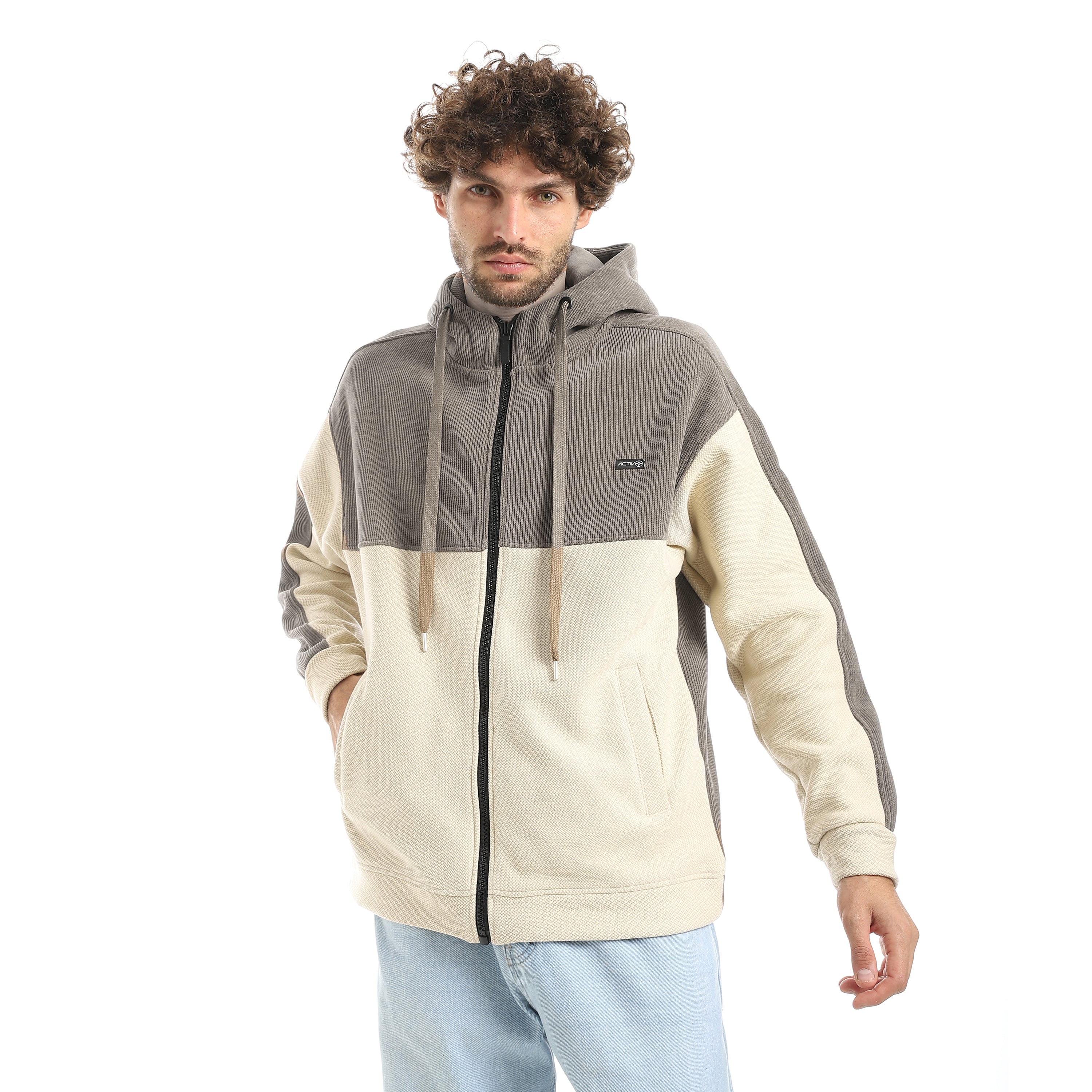 ACTIV MEN'S HOODIE - IRON & CRM