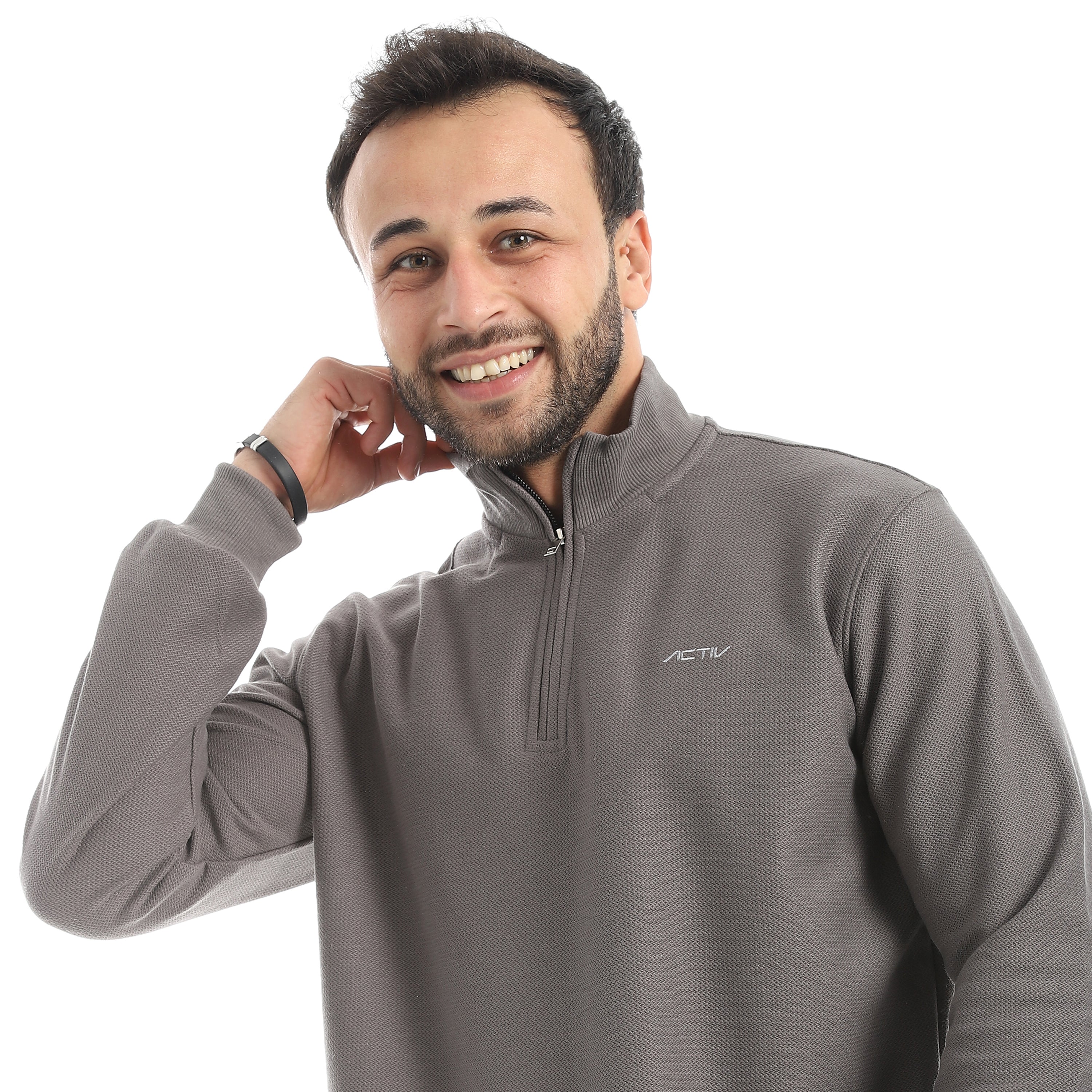 سويت شيرت نص ياقه1A&TIE
 - حديدي