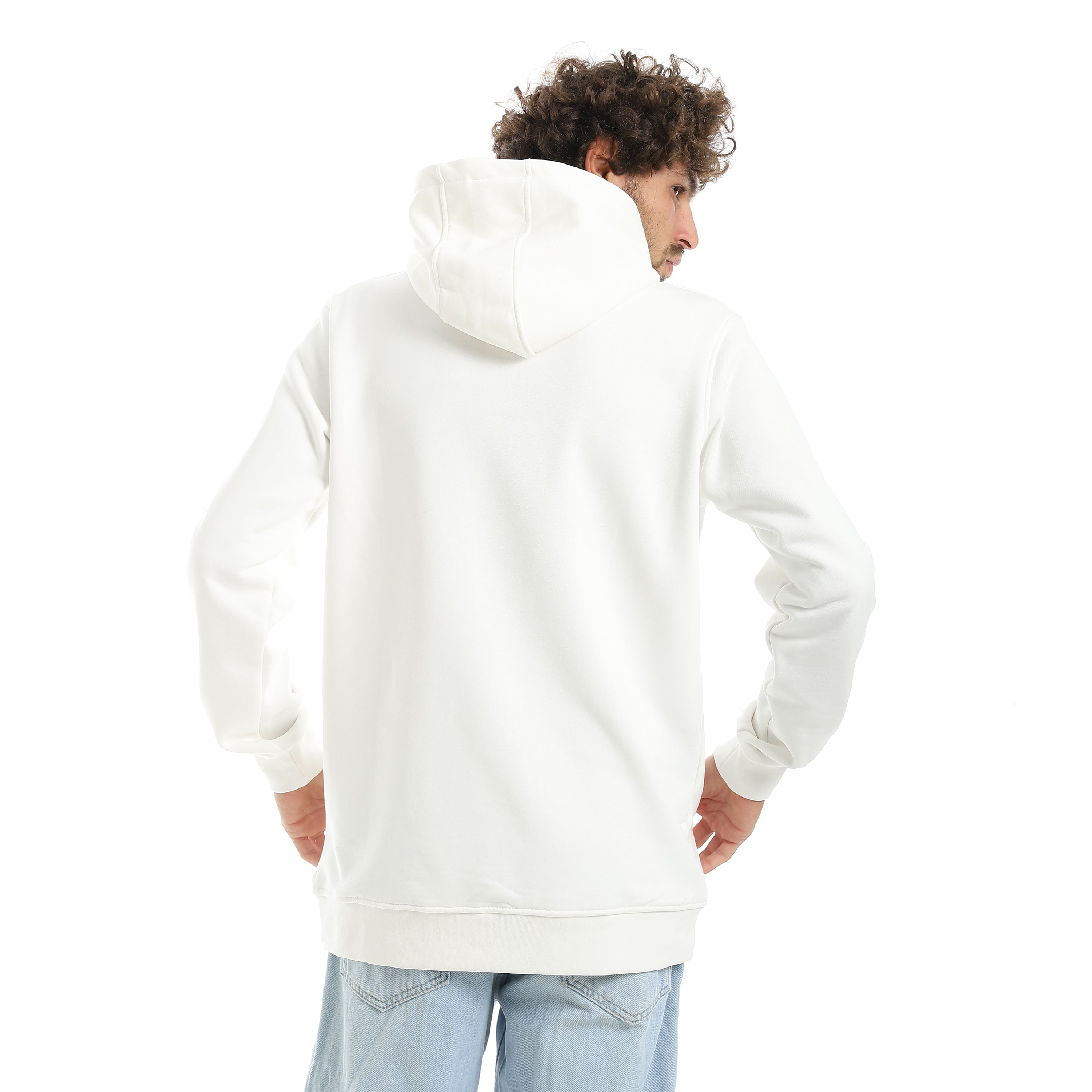 سويت شيرت اكتف رجالي كابشون - اوف وايت