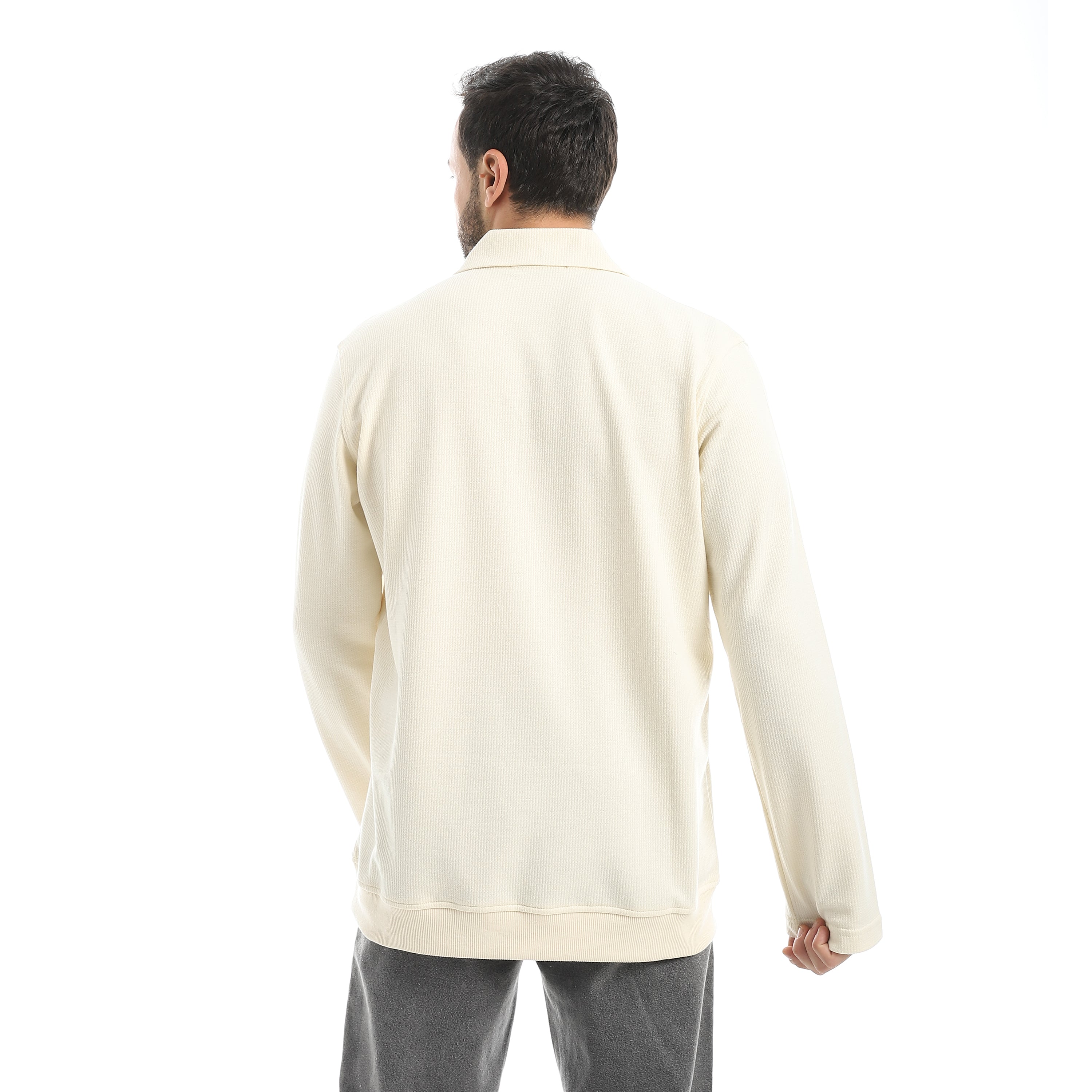 ACTIV MEN'S SWEATSHIRT - CREAM