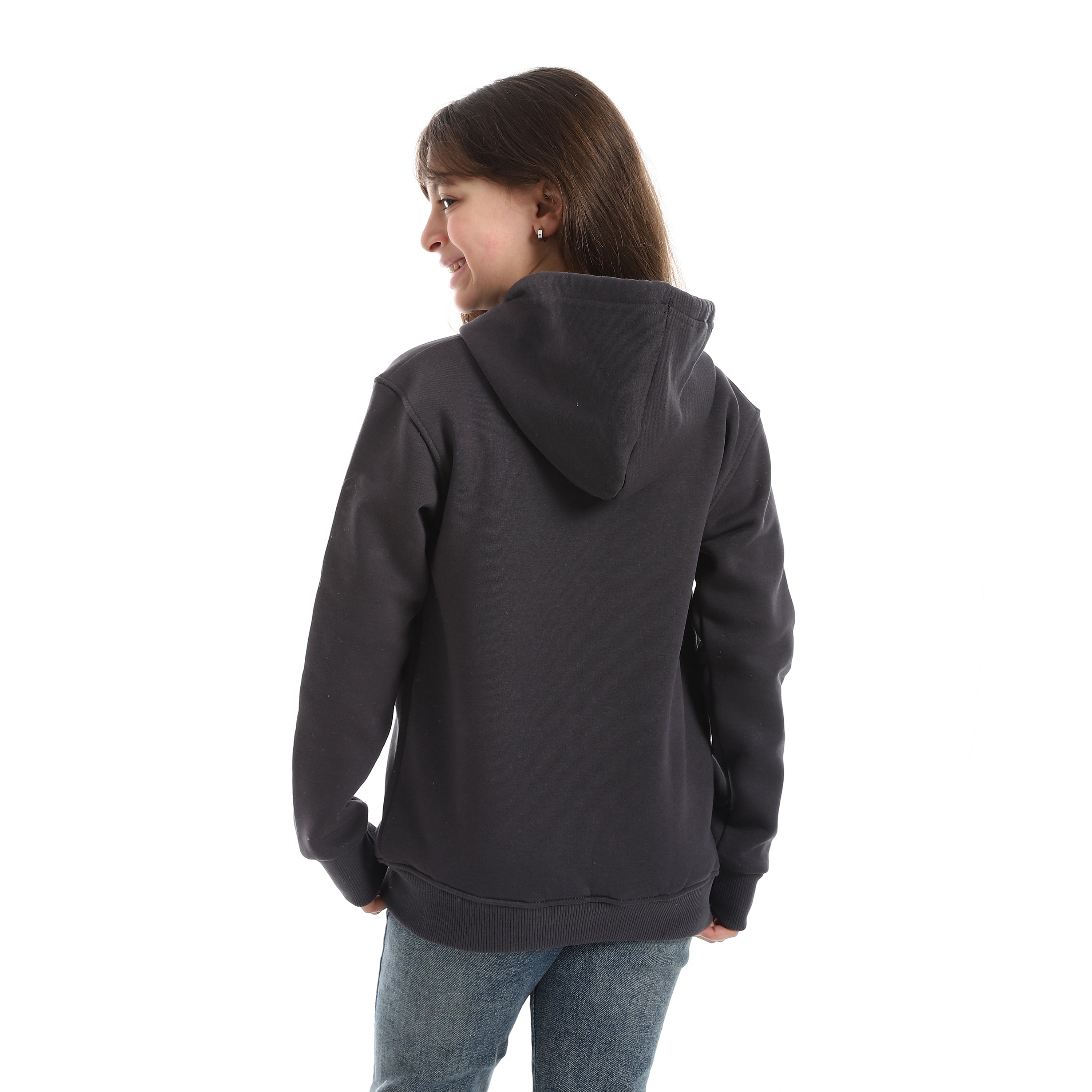 ACTIV GIRLS' HOODIE - IRON